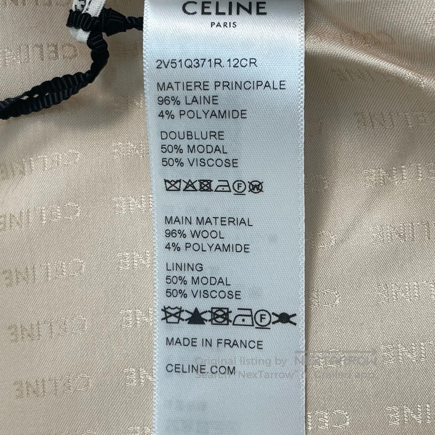 Celine CELINE Solid Color Tweed Knit Top with Buttons| Size XXS / US 00 / IT 34 - 5 Thumbnail