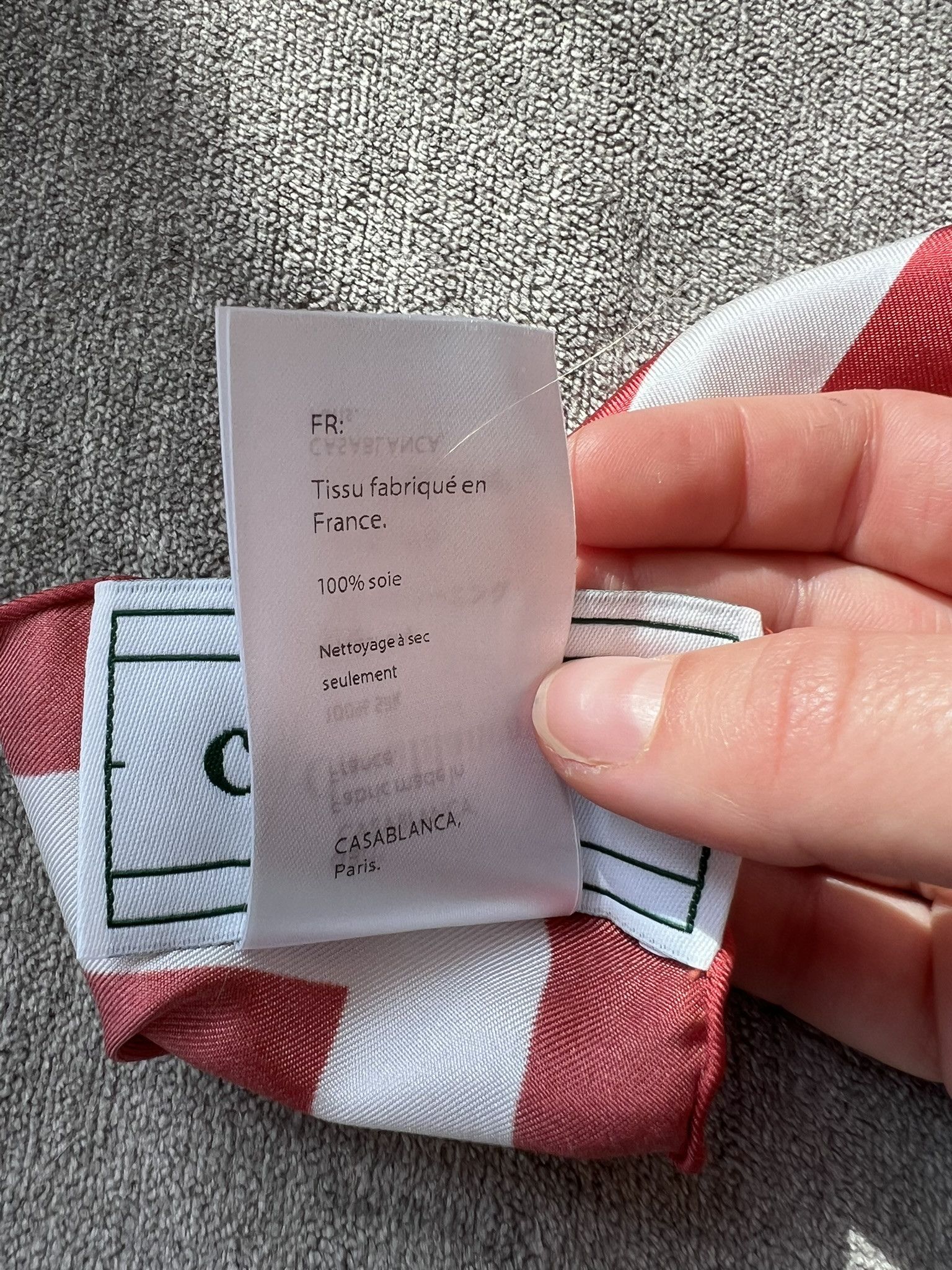 Casablanca Le Port De Casablanca Silk Scarf Size ONE SIZE - 5 Thumbnail