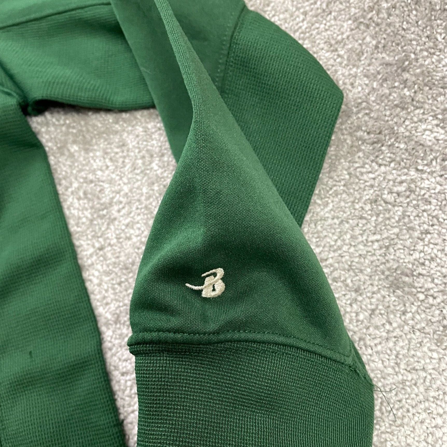 Vintage Badger Hoodie Pullover Sweatshirt Mens Medium Green Graphic Warriors Baseball Size US M / EU 48-50 / 2 - 4 Thumbnail