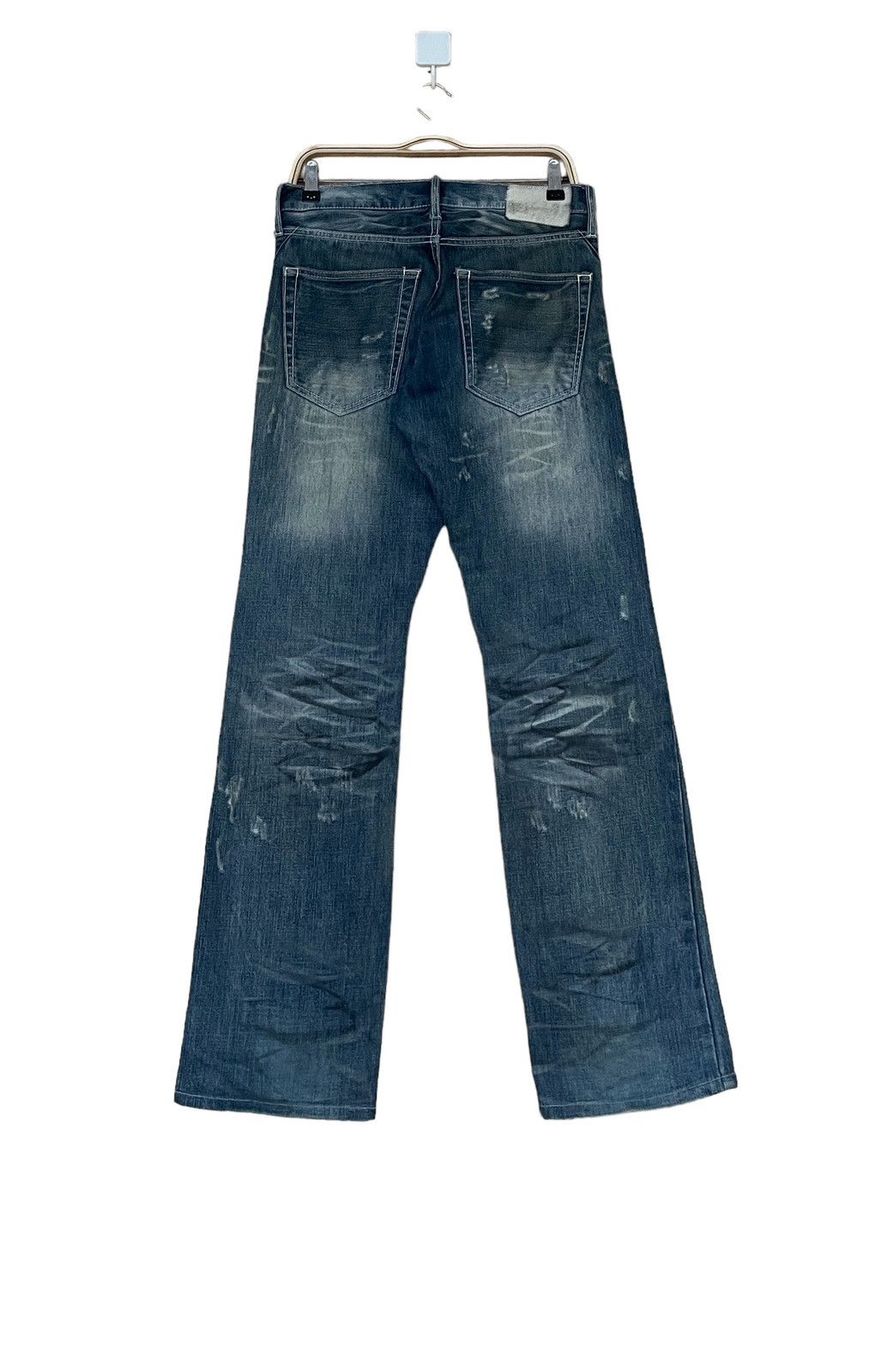 If Six Was Nine × Japanese Brand Vintage Japanese Brand Urban Craft Ripped Jeans 1990s Size US 32 / EU 48 - 2 Thumbnail