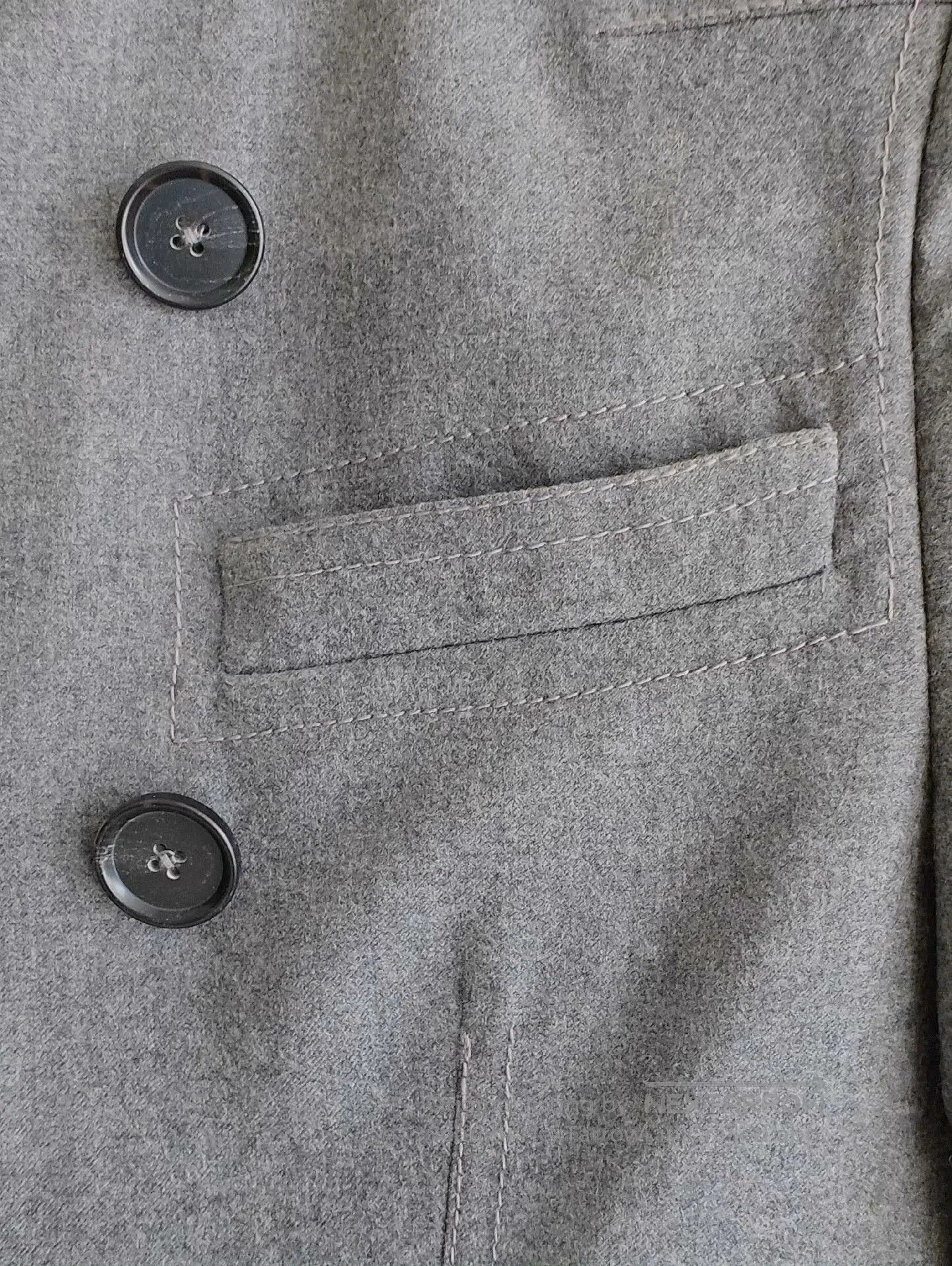 5351 POUR LES HOMMES Les Hommes Virgin Wool Stand Collar Blazer. Size US M / EU 48-50 / 2 - 3 Thumbnail