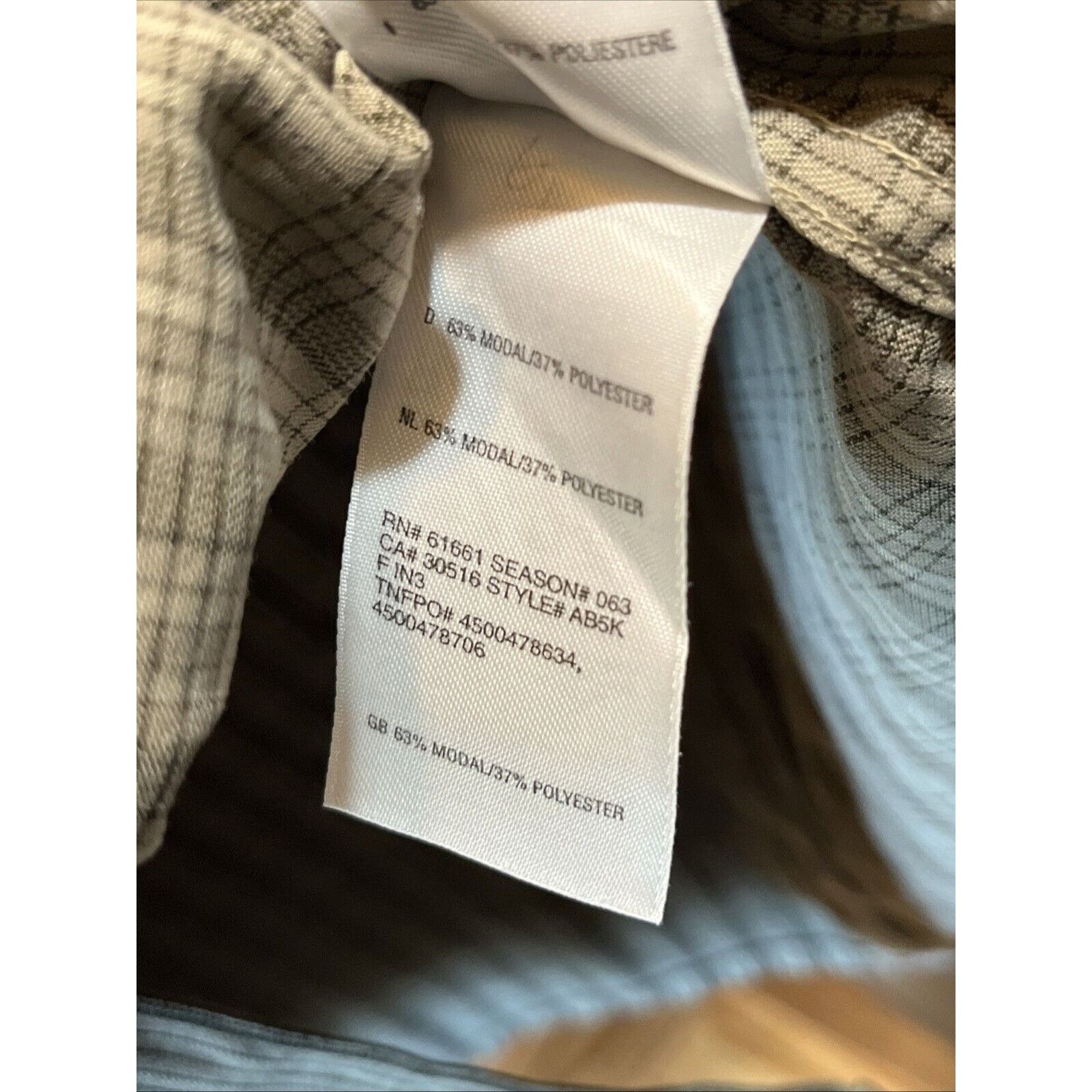 The North Face The North Face Men’s Shirt Large Gray Striped Button Down LS Size US L / EU 52-54 / 3 - 9 Thumbnail