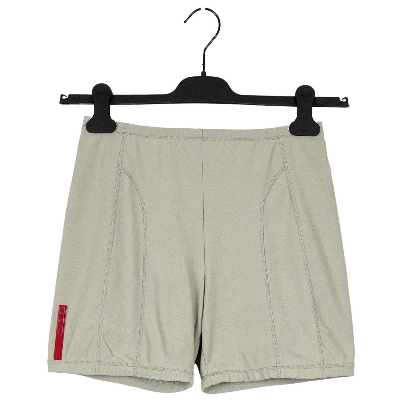 Miu Miu × Prada Prada shorts red tab logo Streetwear archive Italy