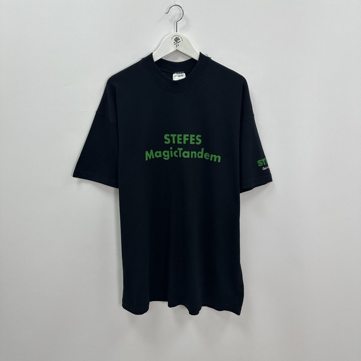 Vintage Vintage 90s Stefes Magic Tandem promo tee Bold head y2k hype Size US XL / EU 56 / 4 - 2 Thumbnail