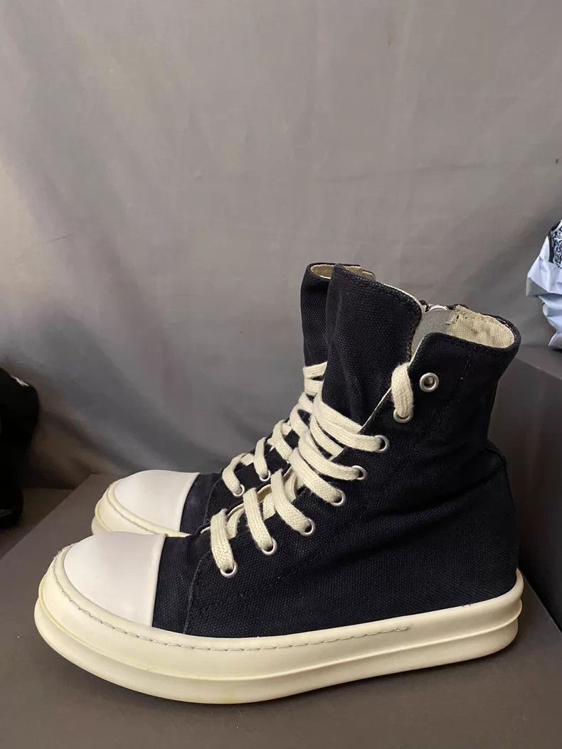 Rick Owens Rick Owens Double line canvas large Converse shoes Size US 8 / EU 41 - 1 Thumbnail