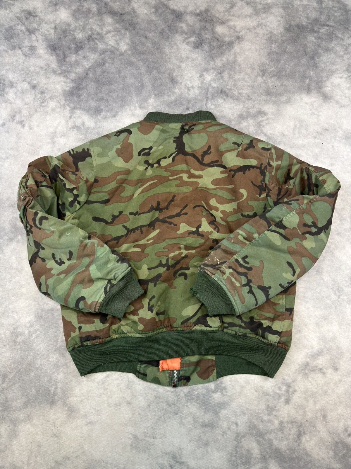 Vintage Vintage bomber ma-1 military army jacket 90s raf simons vibe Size US L / EU 52-54 / 3 - 7 Thumbnail