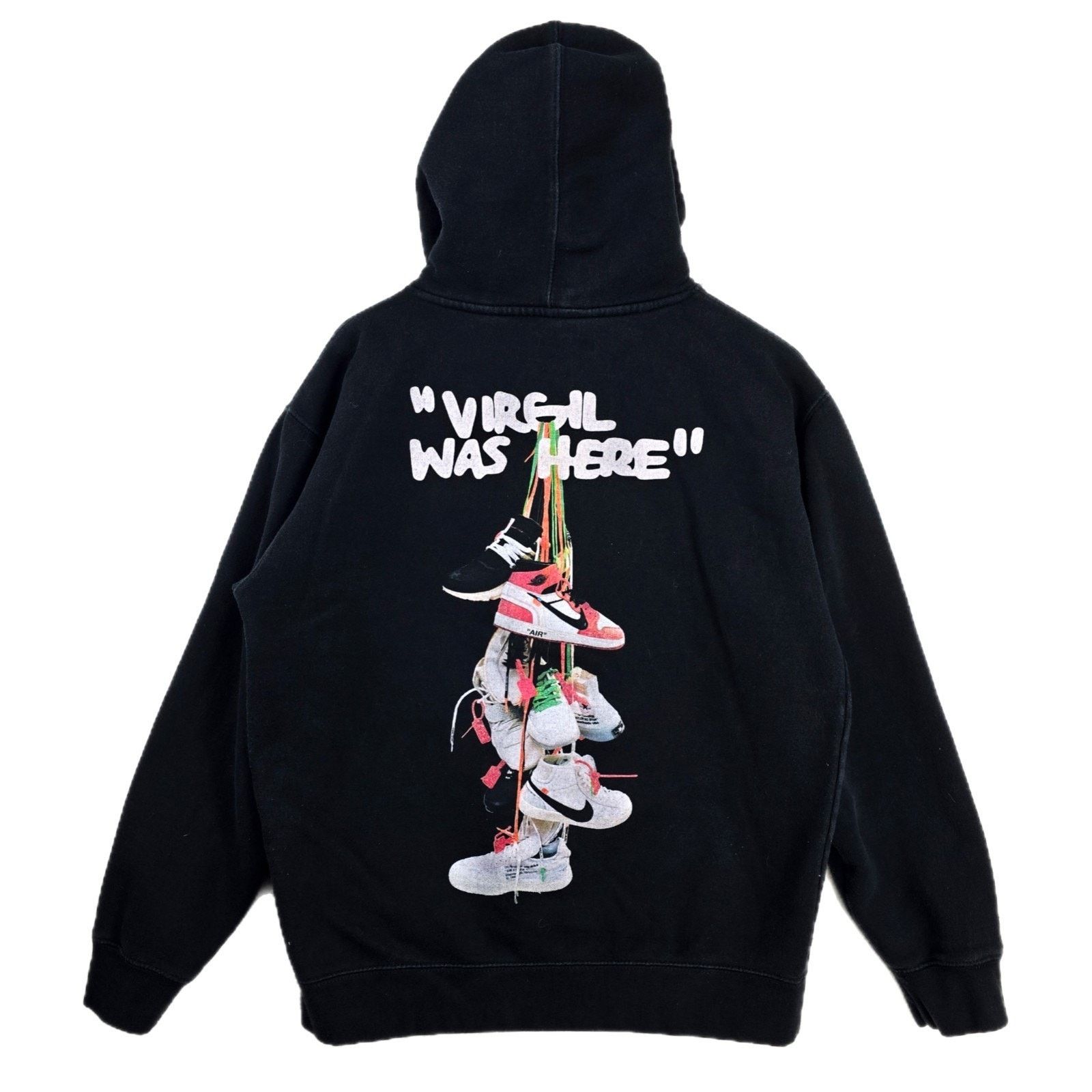 Other Miracles Club Virgil Was Here Hoodie Mens Medium Black Size US M / EU 48-50 / 2 - 1 Thumbnail