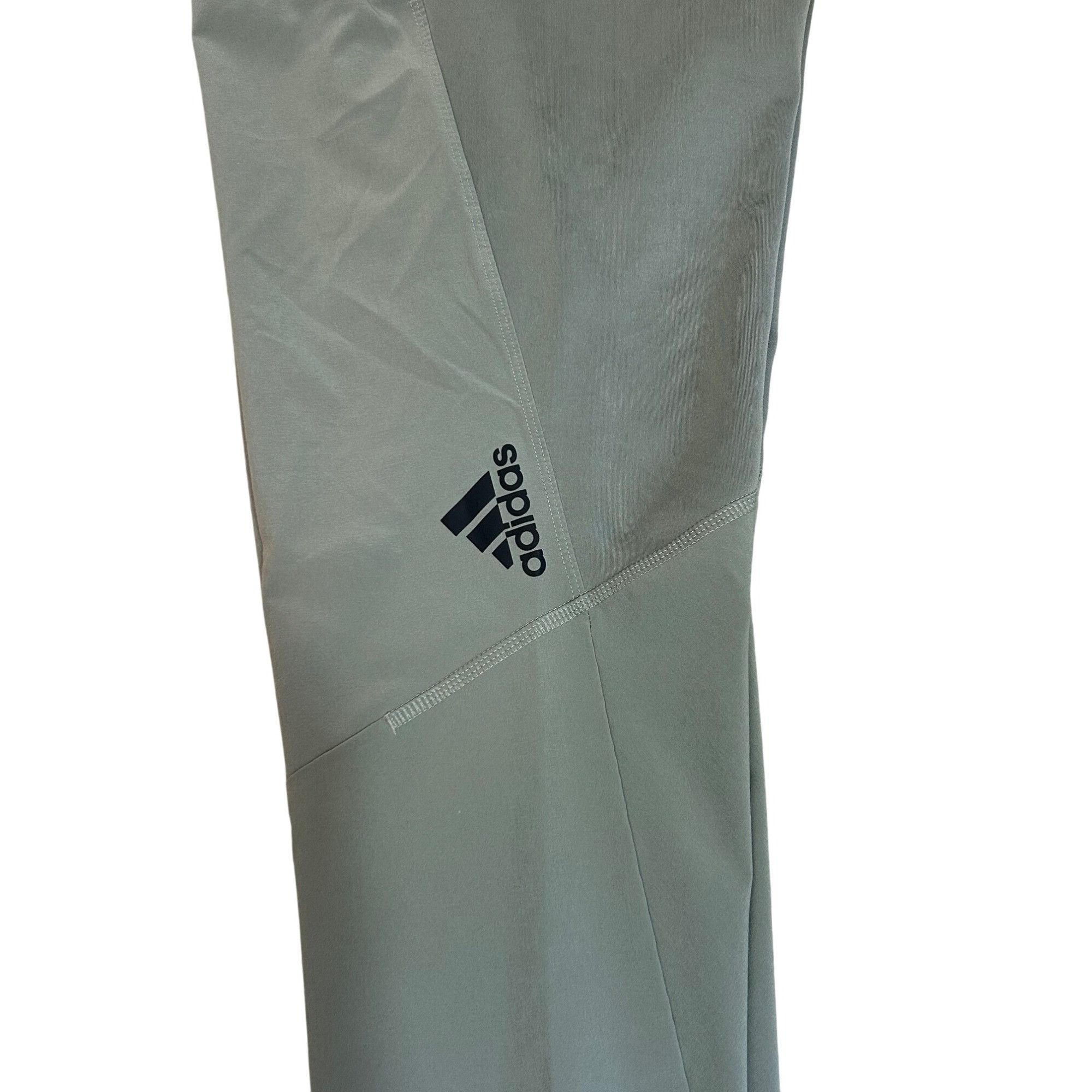 Adidas Adidas Womens Joggers S Sage Green Logo AEROREADY Drawstring Size 25" / US 0 / IT 36 - 20 Thumbnail