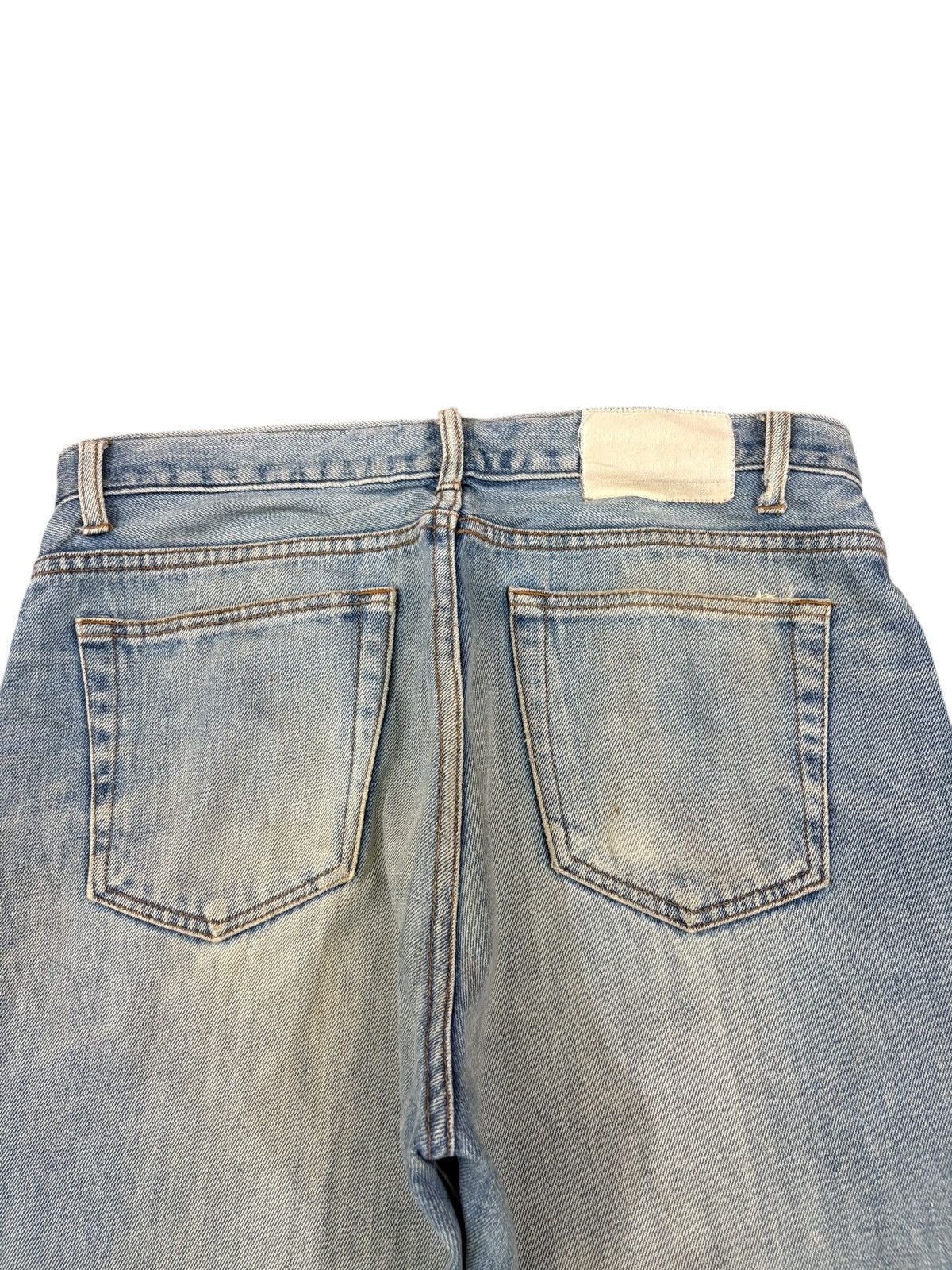 Japanese Brand Vintage Japanese Brand Mud Wash Patches Loose Jeans Size US 32 / EU 48 - 8 Thumbnail