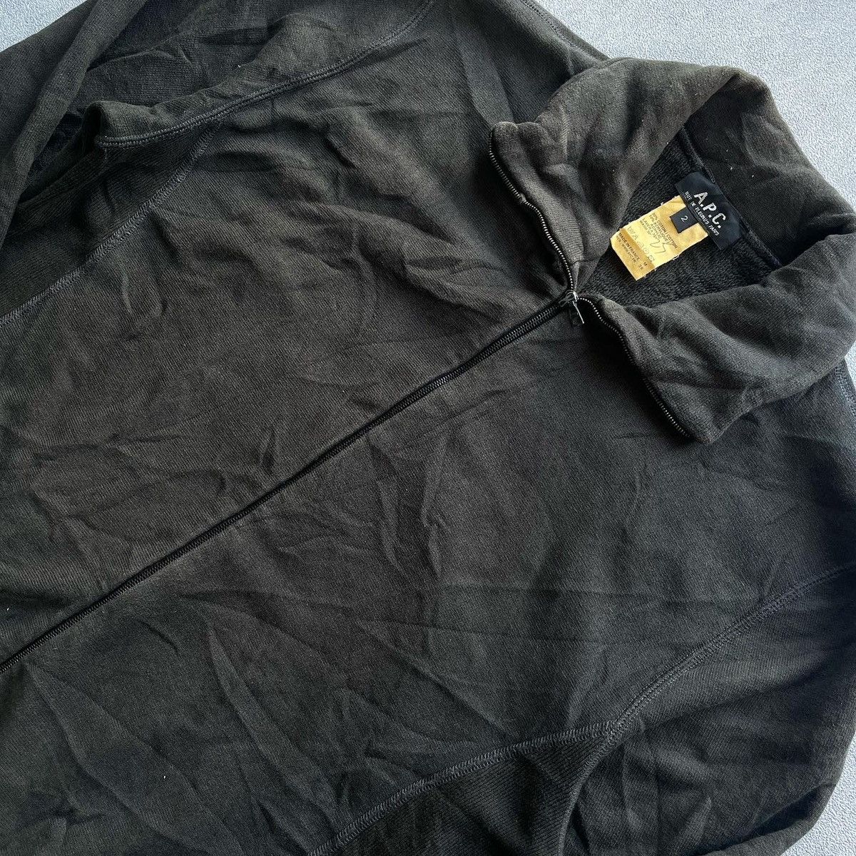 A.P.C. APC Rue De Fleurus Paris High Neck Zipper Sweater Size US M / EU 48-50 / 2 - 5 Thumbnail