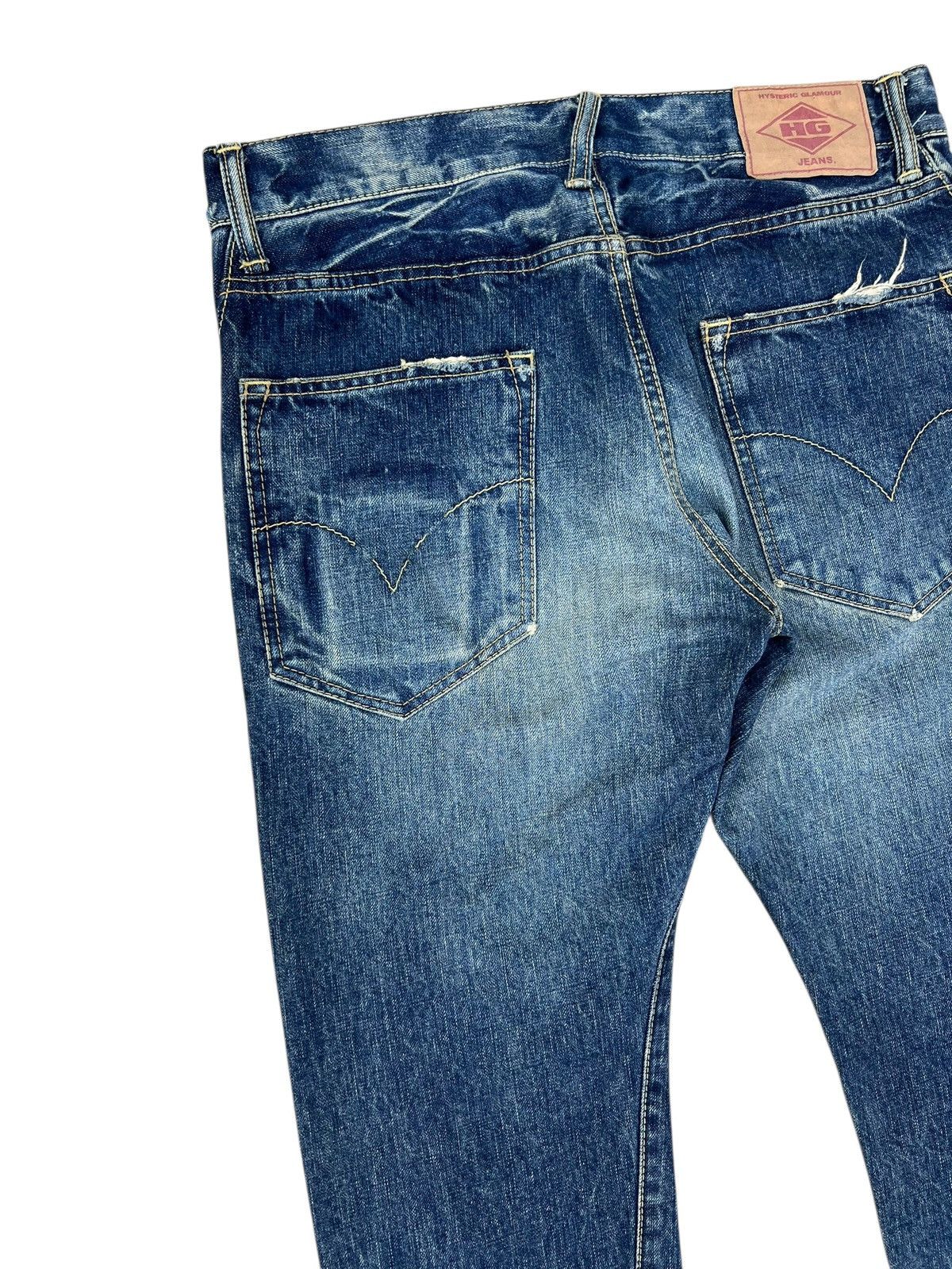 Hysteric Glamour RARE💥 Vintage SAMPLE HG Break it Up Mud Wash Denim Jeans Size US 32 / EU 48 - 16 Thumbnail