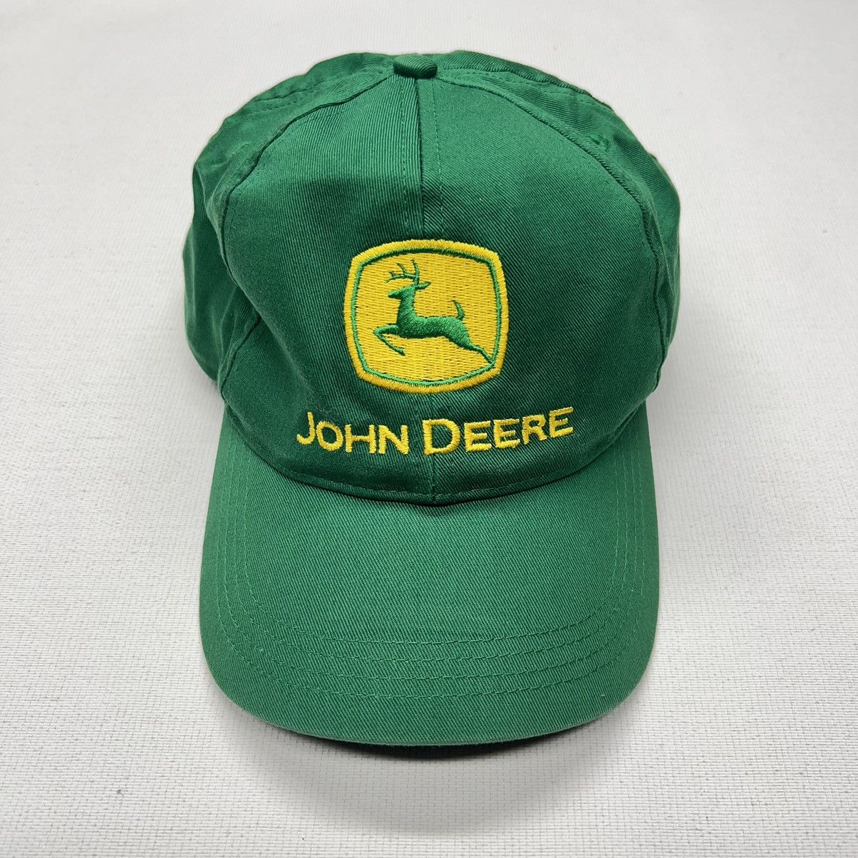 John Deere × Vintage John Deere Hat Green Logo Snapback Embroidered Cap Machine Size ONE SIZE - 2 Thumbnail