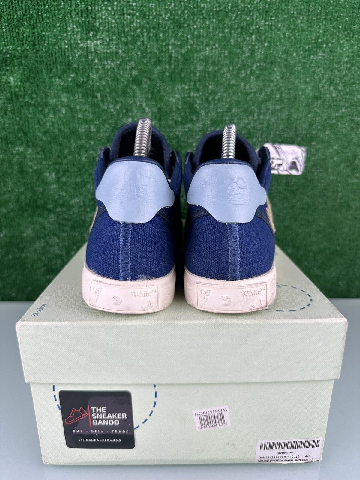 Off-White Off-White Vulcanized Low 'Blue'Size 40EU/7US Size US 7 / EU 40 - 7 Thumbnail