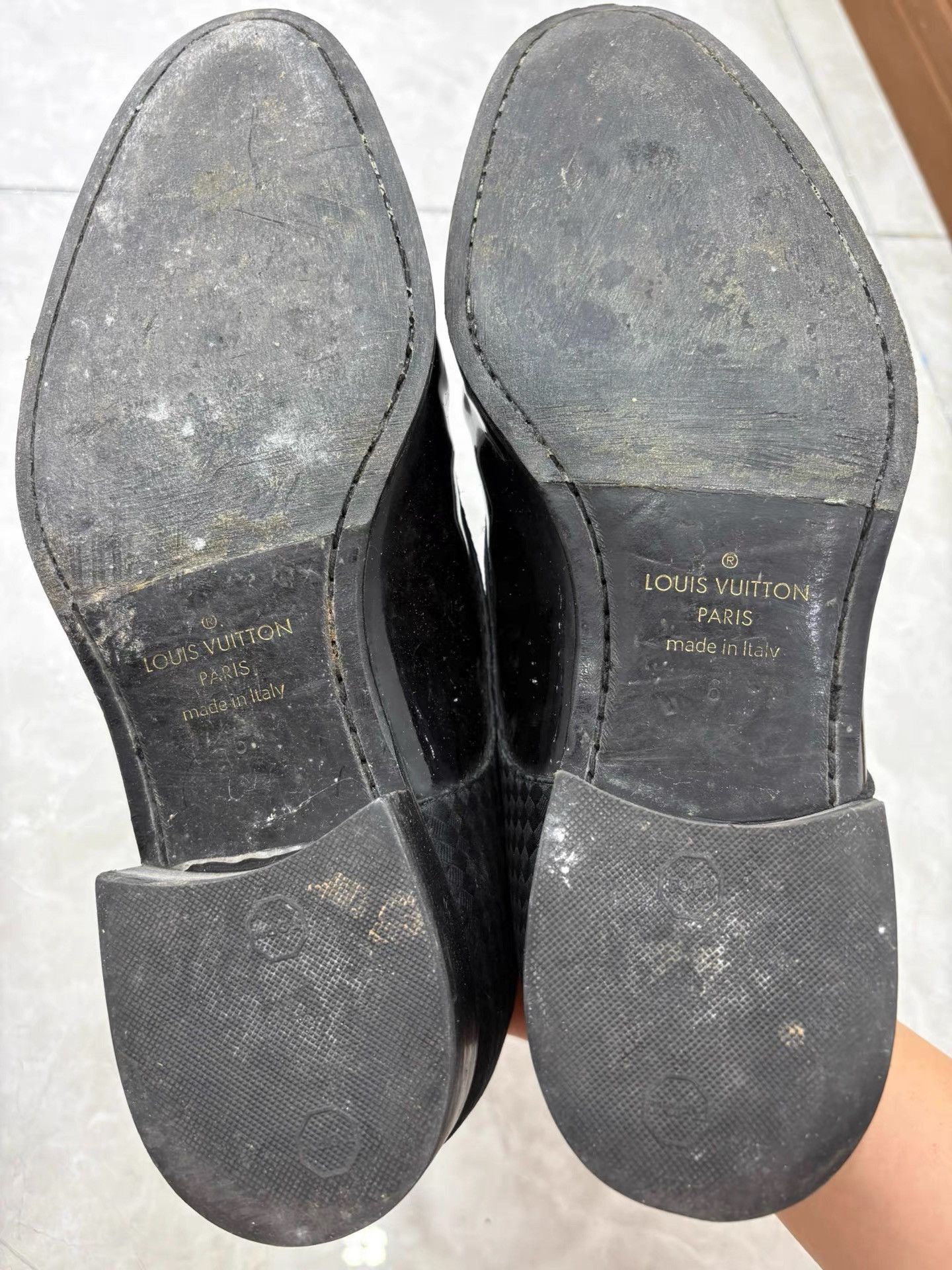 Louis Vuitton Louis Vuitton Patent Leather Men's Shoes K29 Size US 9 / EU 42 - 5 Thumbnail