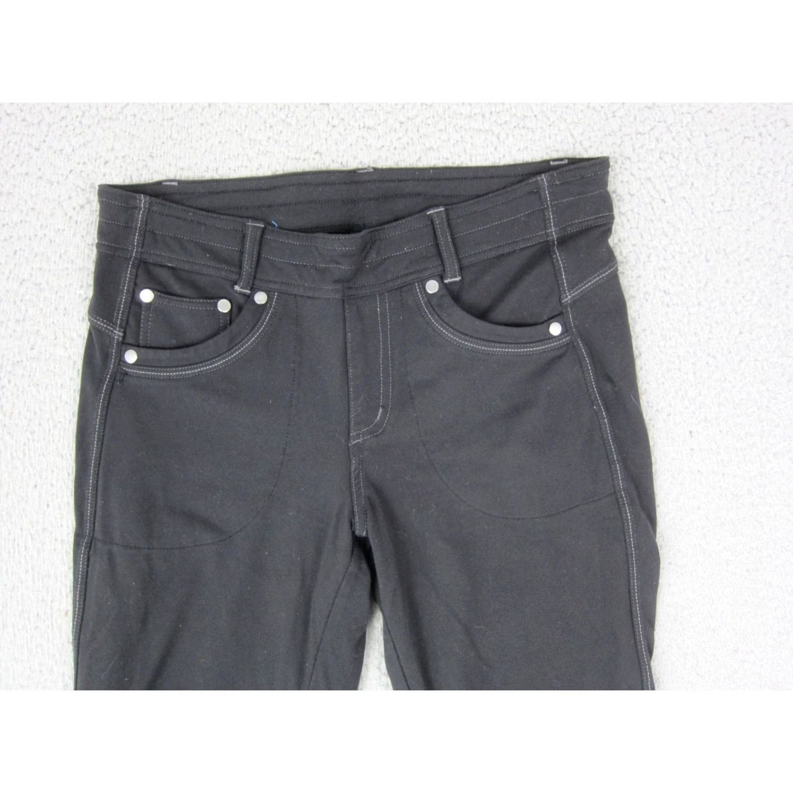 Vintage KUHL Pants Womens 4 Reg Black Mova Skinny Stretch Hiking Outdoors Pull On Casual Size 27" / US 4 / IT 40 - 2 Thumbnail