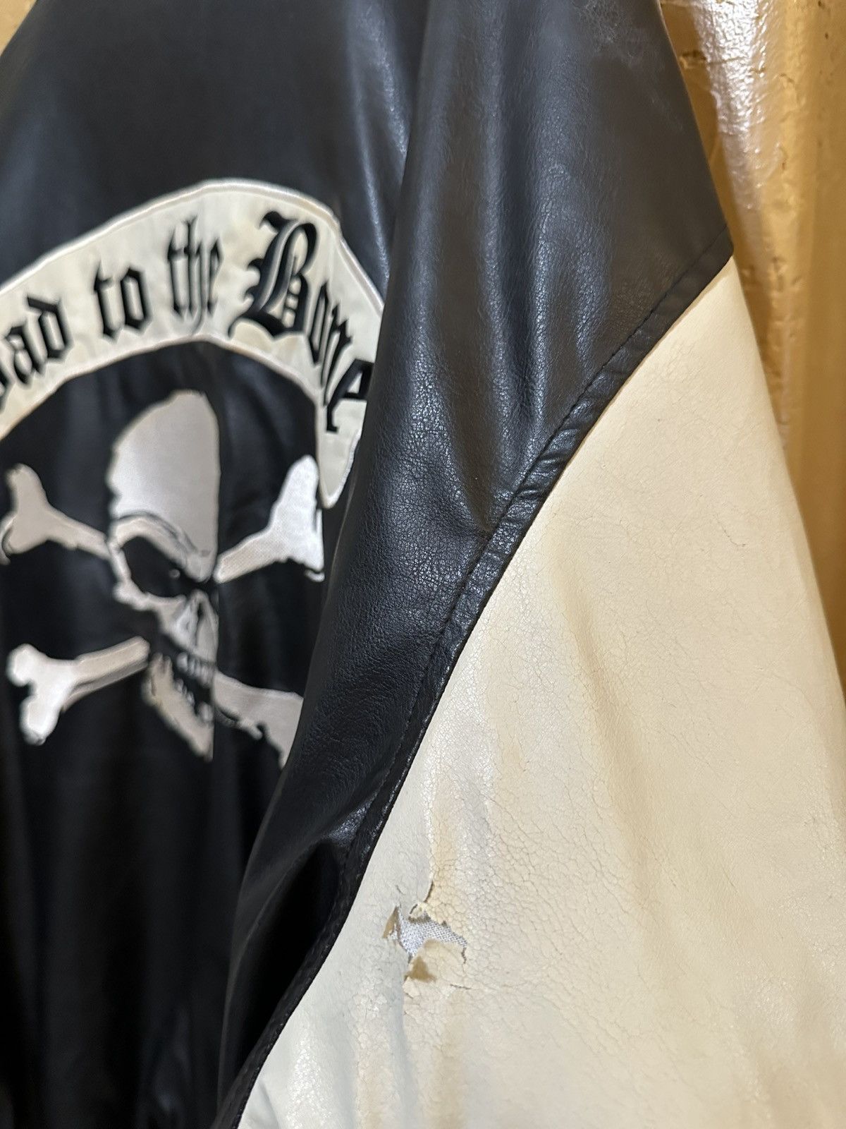 Vintage ⚫️ distressed Vintage Bad To The Bone Choppers Varsity Jacket Size US XL / EU 56 / 4 - 11 Thumbnail