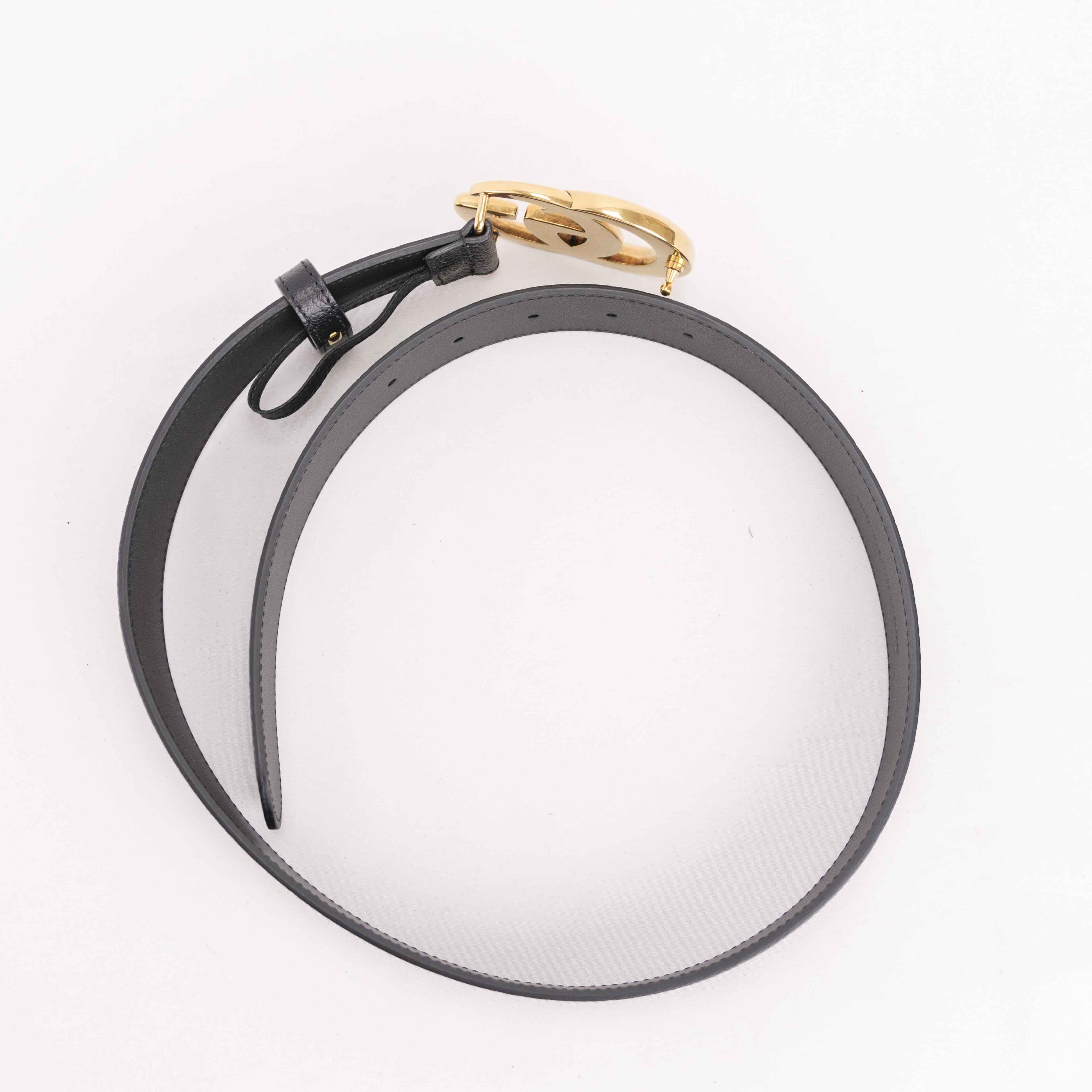 Adidas × Gucci Gucci X Adidas Double Interlocking G Leather Belt Size ONE SIZE - 11 Thumbnail