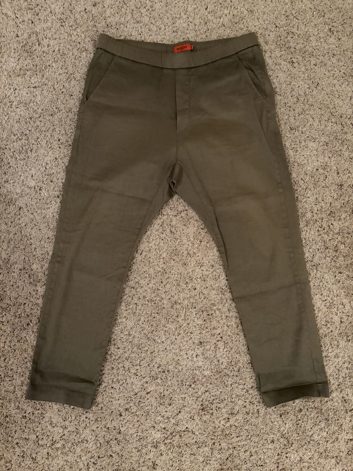 Barena Venezia Linen Cotton Blend, Tapered Fit, Dropped Crotch Size US 32 / EU 48 - 1 Thumbnail