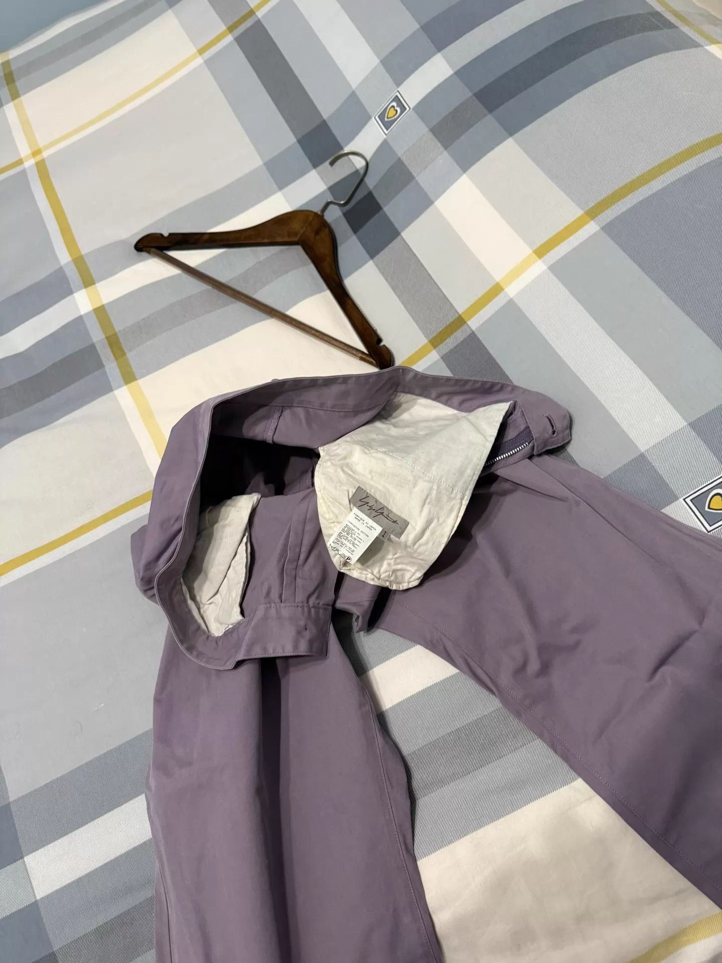 Yohji Yamamoto Yohji Yamamoto oversized purple slacks 72 waist 90 Size 26" / US 2 / IT 38 - 2 Thumbnail