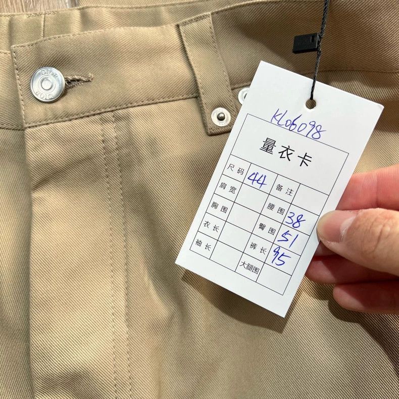 Dior Dior Co-branded embroidered letter lumberjack trousers 2504 Size US 28 / EU 44 - 8 Thumbnail