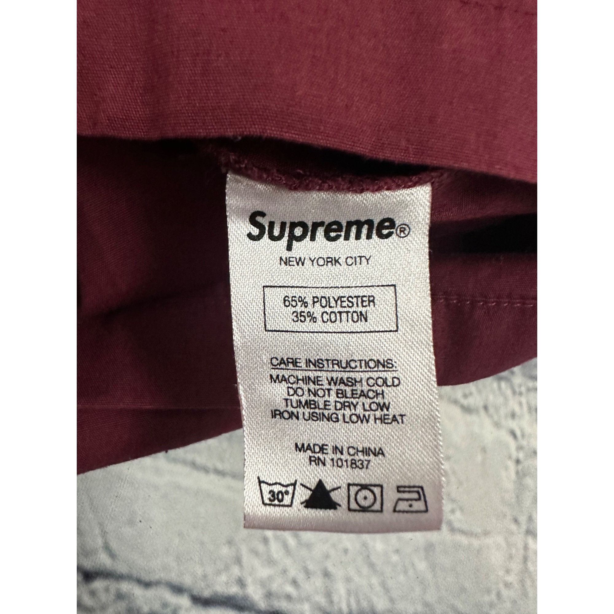 Supreme Supreme Zip Up Work Shirt (spring summer 2018) Size US L / EU 52-54 / 3 - 4 Thumbnail