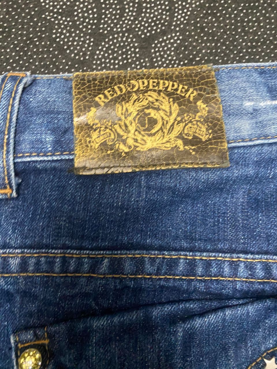 If Six Was Nine 💥BEST OFFER💥RED PEPPER PUNK DISTRESSED DENIM Size US 32 / EU 48 - 6 Thumbnail