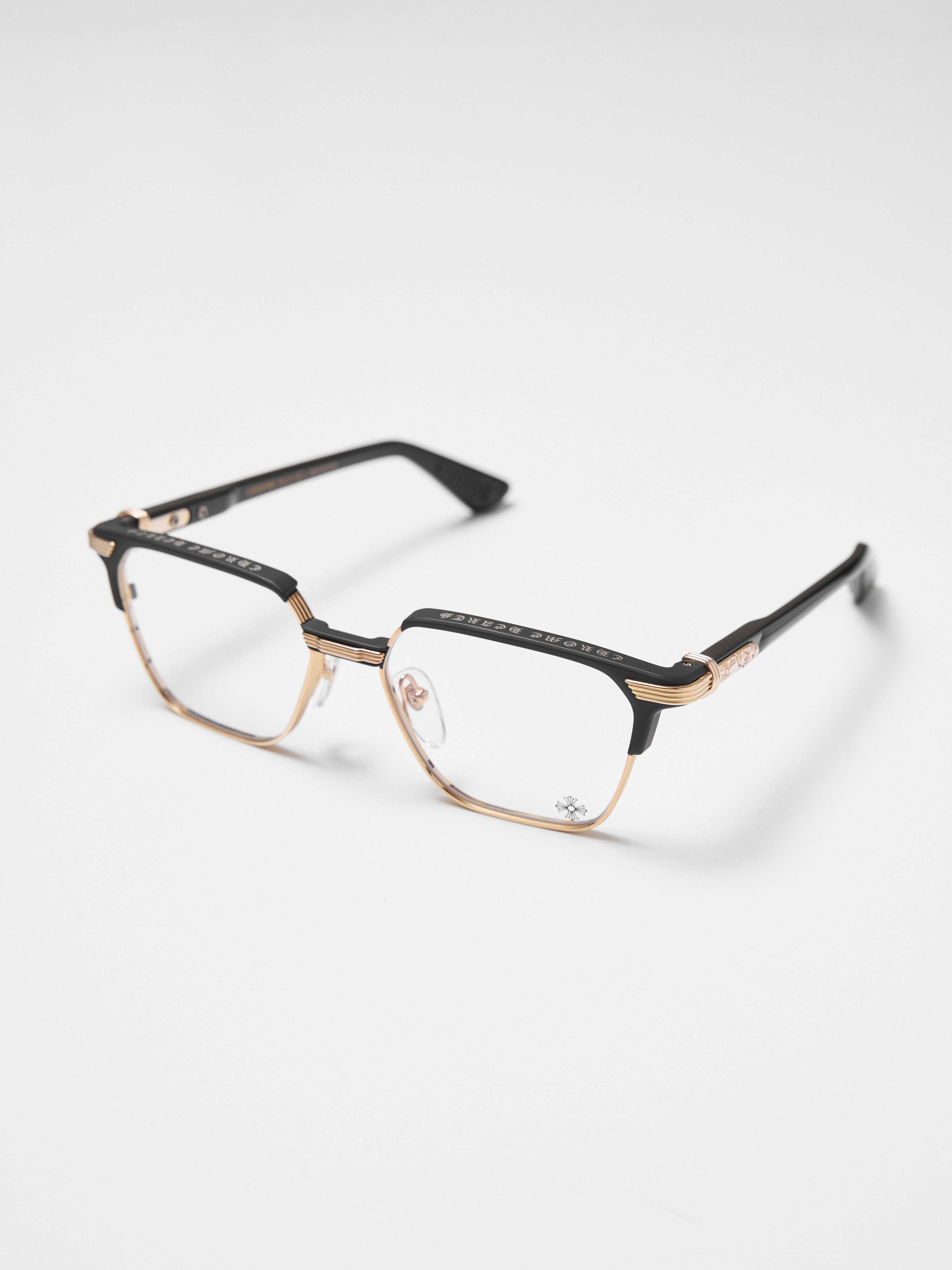 Chrome Hearts CHROME HEARTS BLAZIN MATTE BLACK/GOLD PLATED Size ONE SIZE - 1 Thumbnail