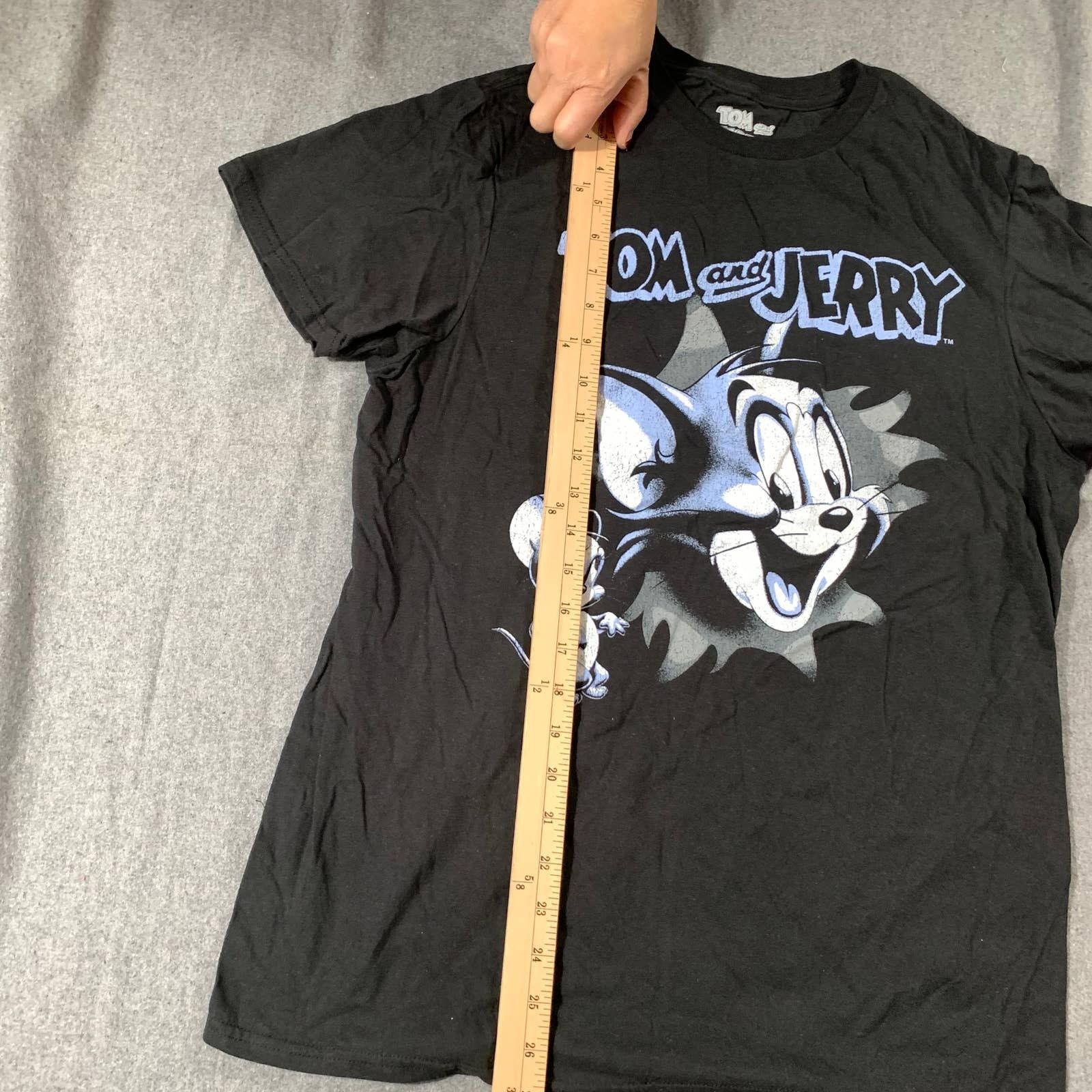 Other Tom & Jerry Shirt Women Medium Black Casual T Shirt Ladies Size M / US 6-8 / IT 42-44 - 7 Thumbnail
