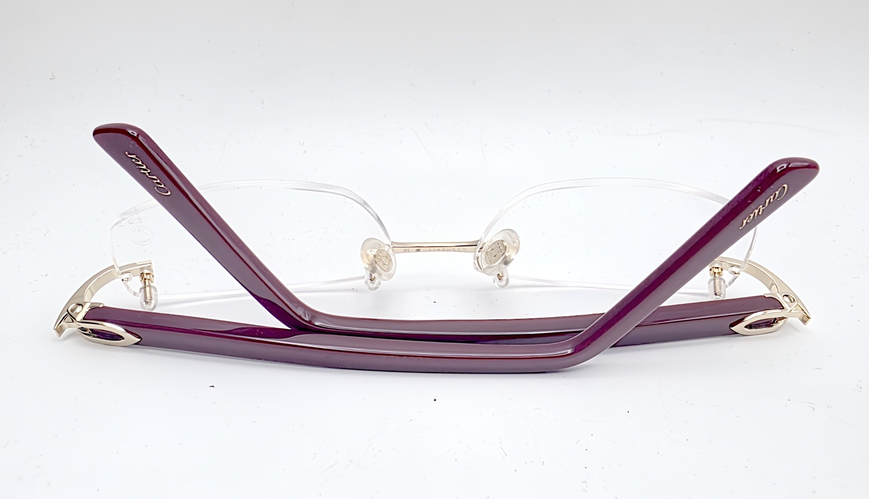 Cartier NEW! Cartier Glasses Canazei Burgandy CT0048O Size ONE SIZE - 15 Thumbnail