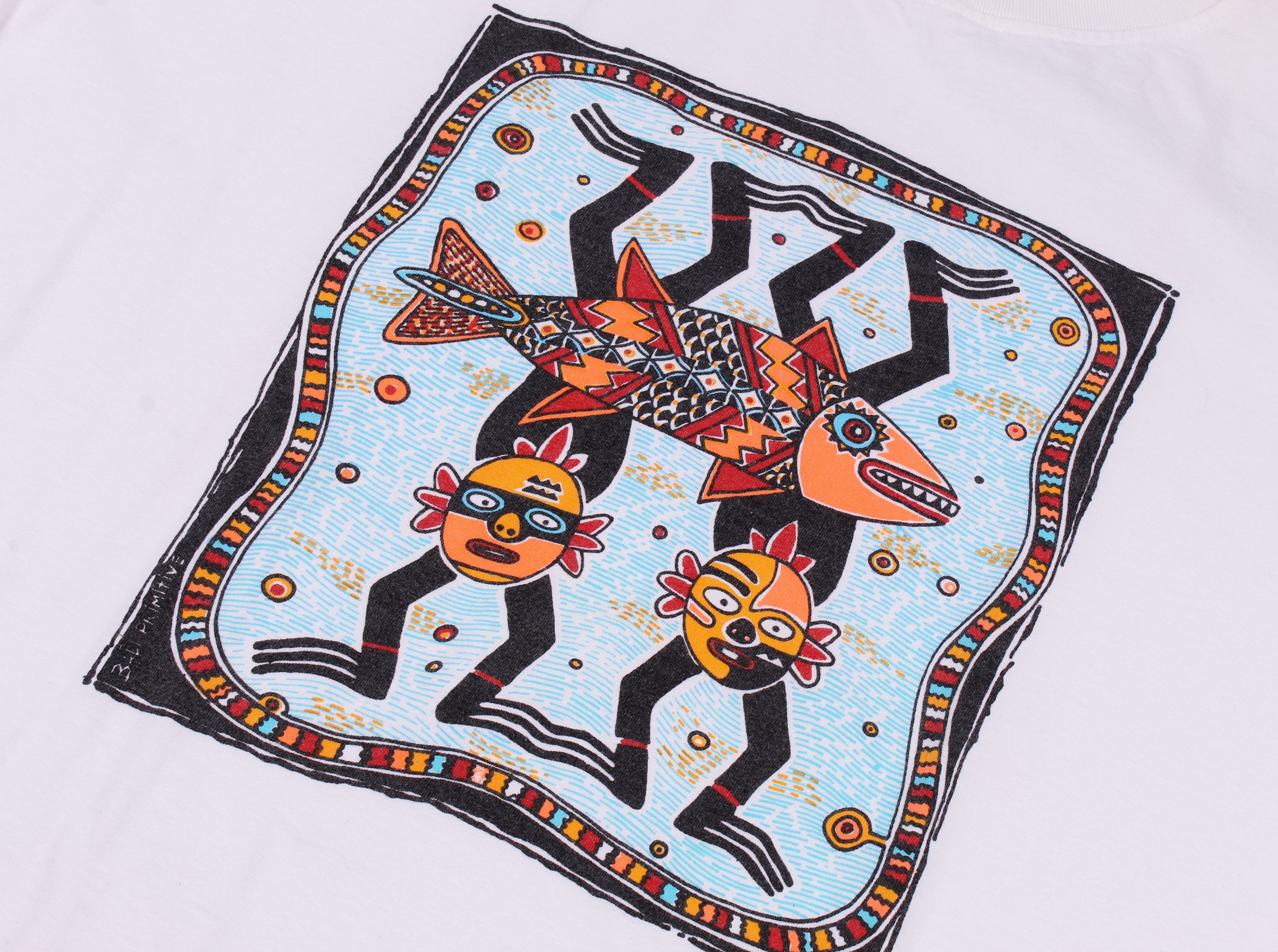 Vintage Vintage 90's Bali Printed T-shirt Size US XL / EU 56 / 4 - 3 Thumbnail