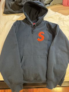 Supreme Embroidered S Logo Hoodie. Size L. $150. Available in