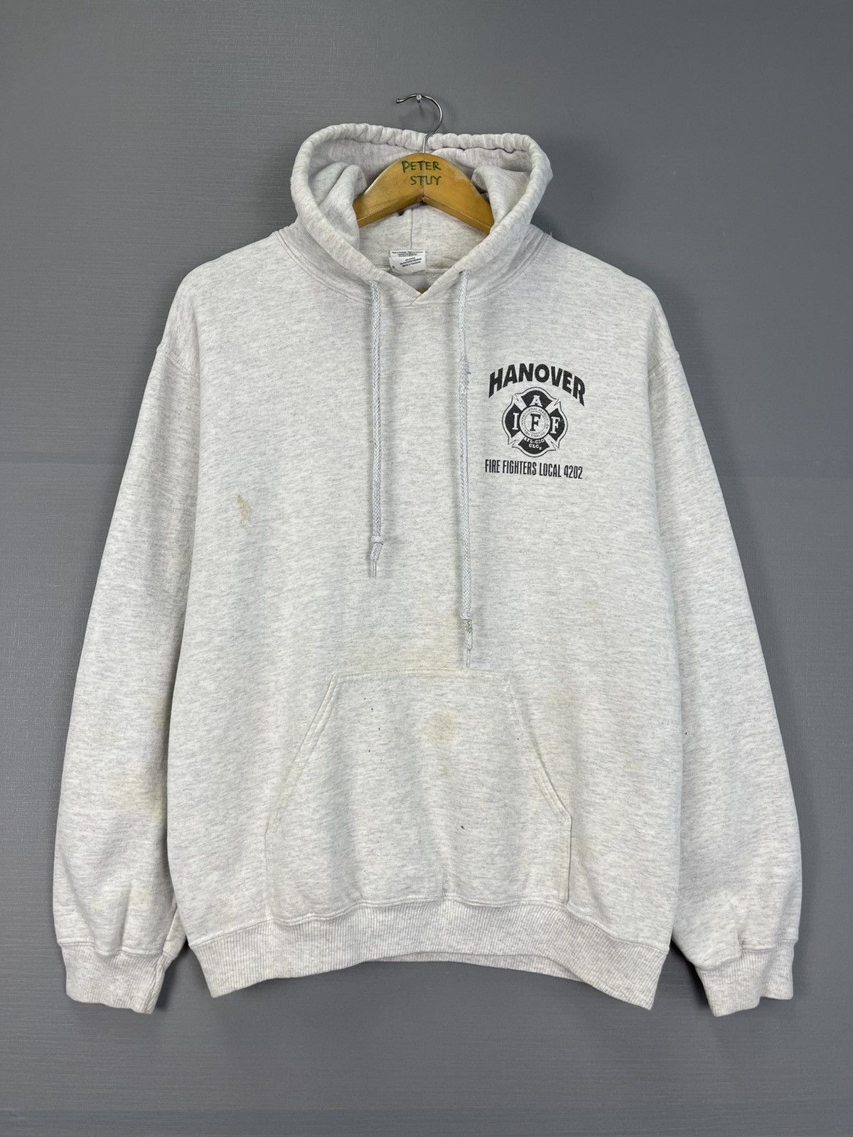 Hanover Vintage 90s Hanover Hoodies Size US S / EU 44-46 / 1 - 2 Thumbnail