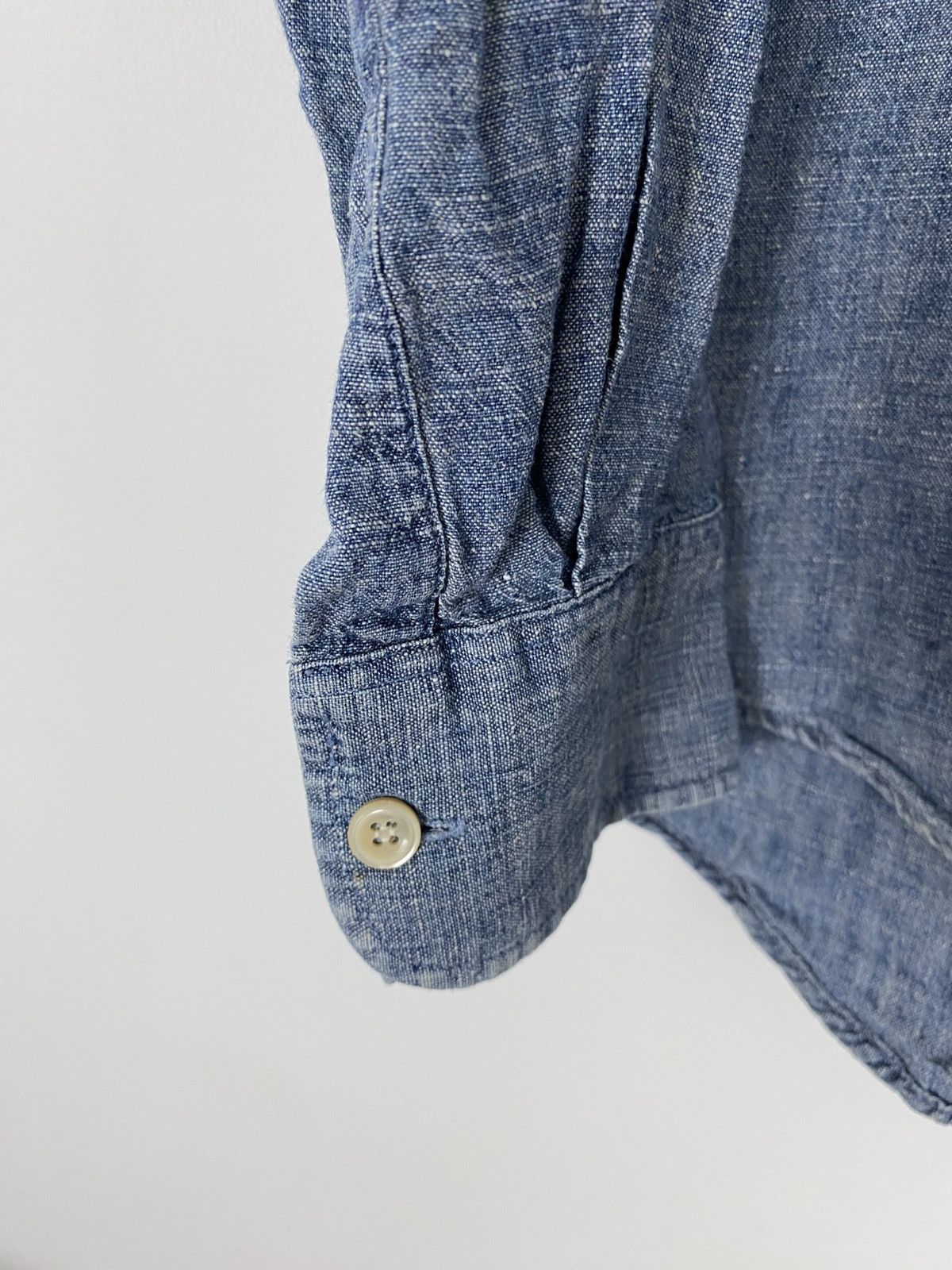 Our Legacy Our Legacy Blue Chambray 1940s Shirt Hemp Organic Cotton y2k Size US M / EU 48-50 / 2 - 9 Thumbnail