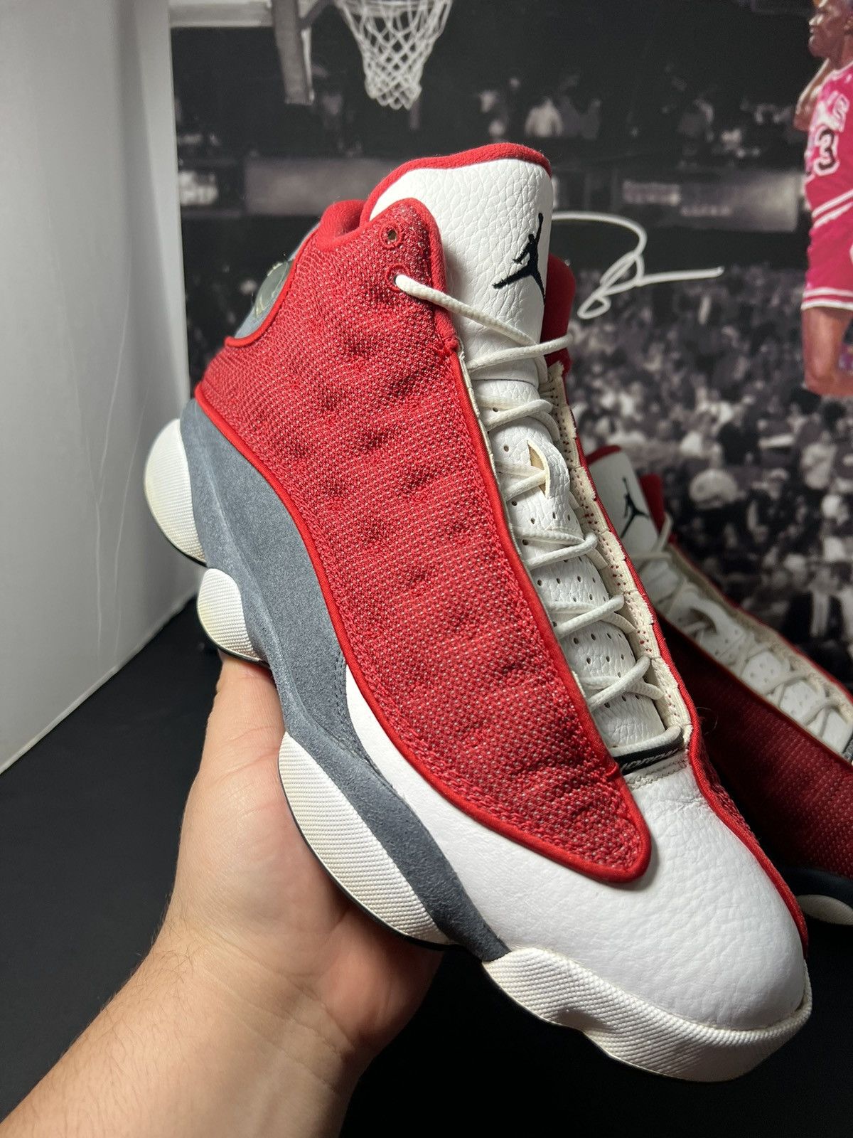Jordan Brand Nike Air Jordan 13 Retro Red Flint 2021 DJ5982-600 Size US 9 / EU 42 - 4 Thumbnail