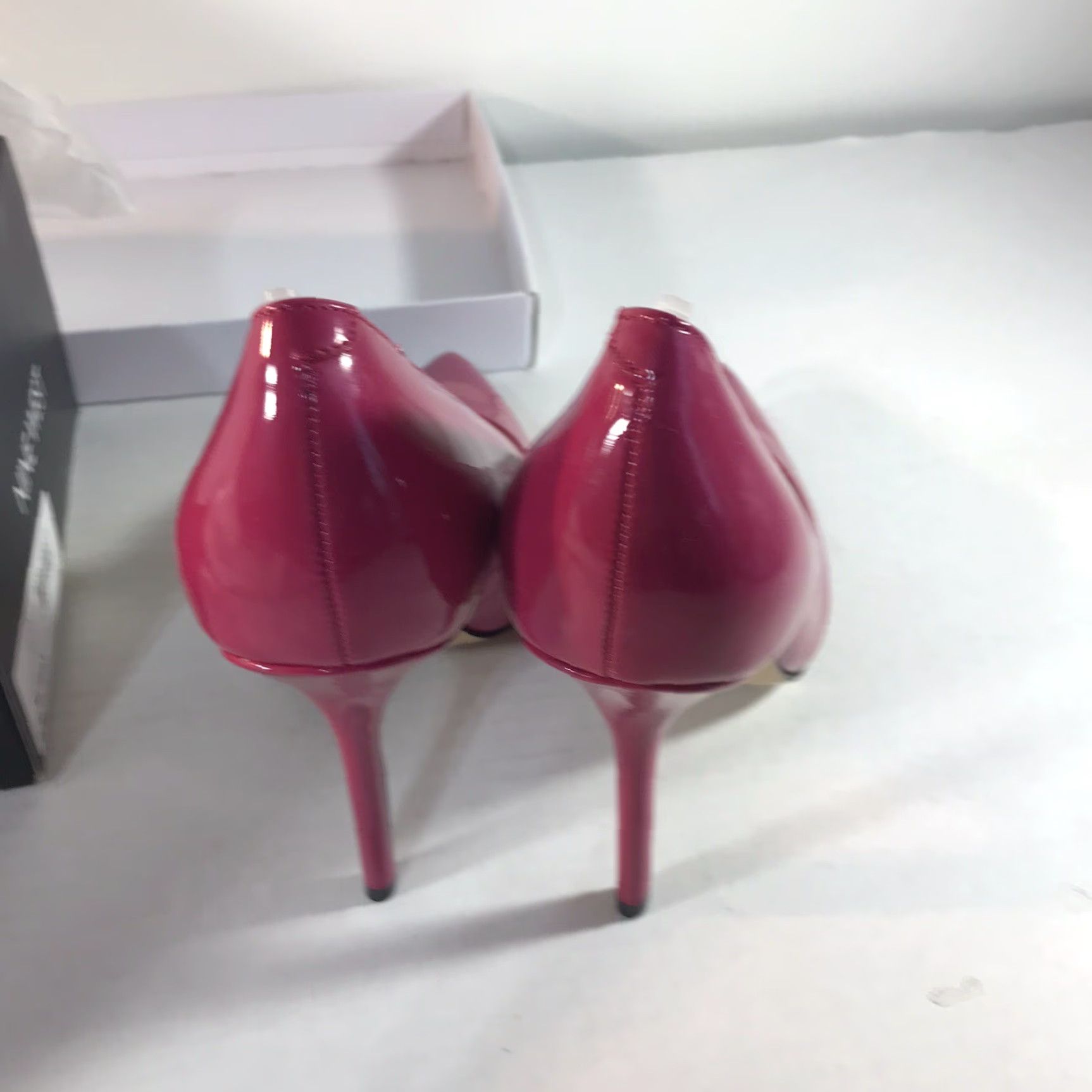 Nine West Nine West Pink Patent Leather Heels 4in Stiletto Pump Womens Size 8M New Size US 8 / IT 38 - 5 Thumbnail