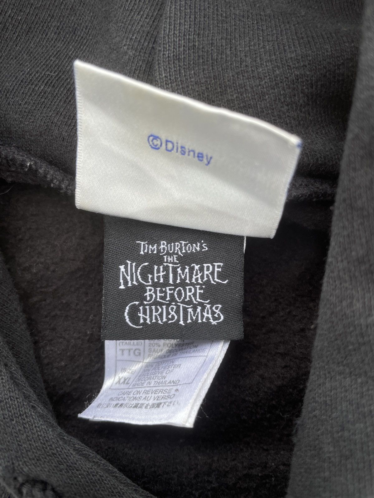 Vintage Horror Tim Burton's The Nightmare Before Christmas Hoodies Size US XL / EU 56 / 4 - 6 Thumbnail