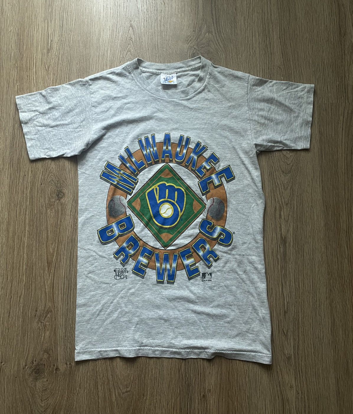 MLB × Vintage Vintage 1992 Milwakaukee Brewers official VERY RARE SHIRT Size US M / EU 48-50 / 2 - 1 Thumbnail