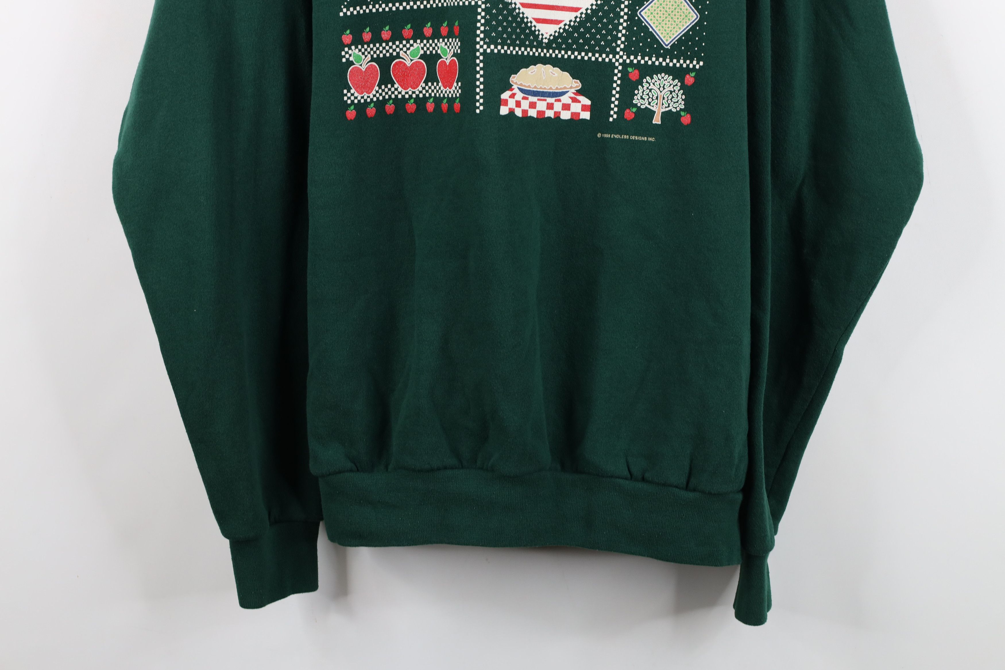 Vintage Vintage 90s Streetwear Farmhouse Apple Pie Sweatshirt USA Size XL / US 12-14 / IT 48-50 - 3 Thumbnail