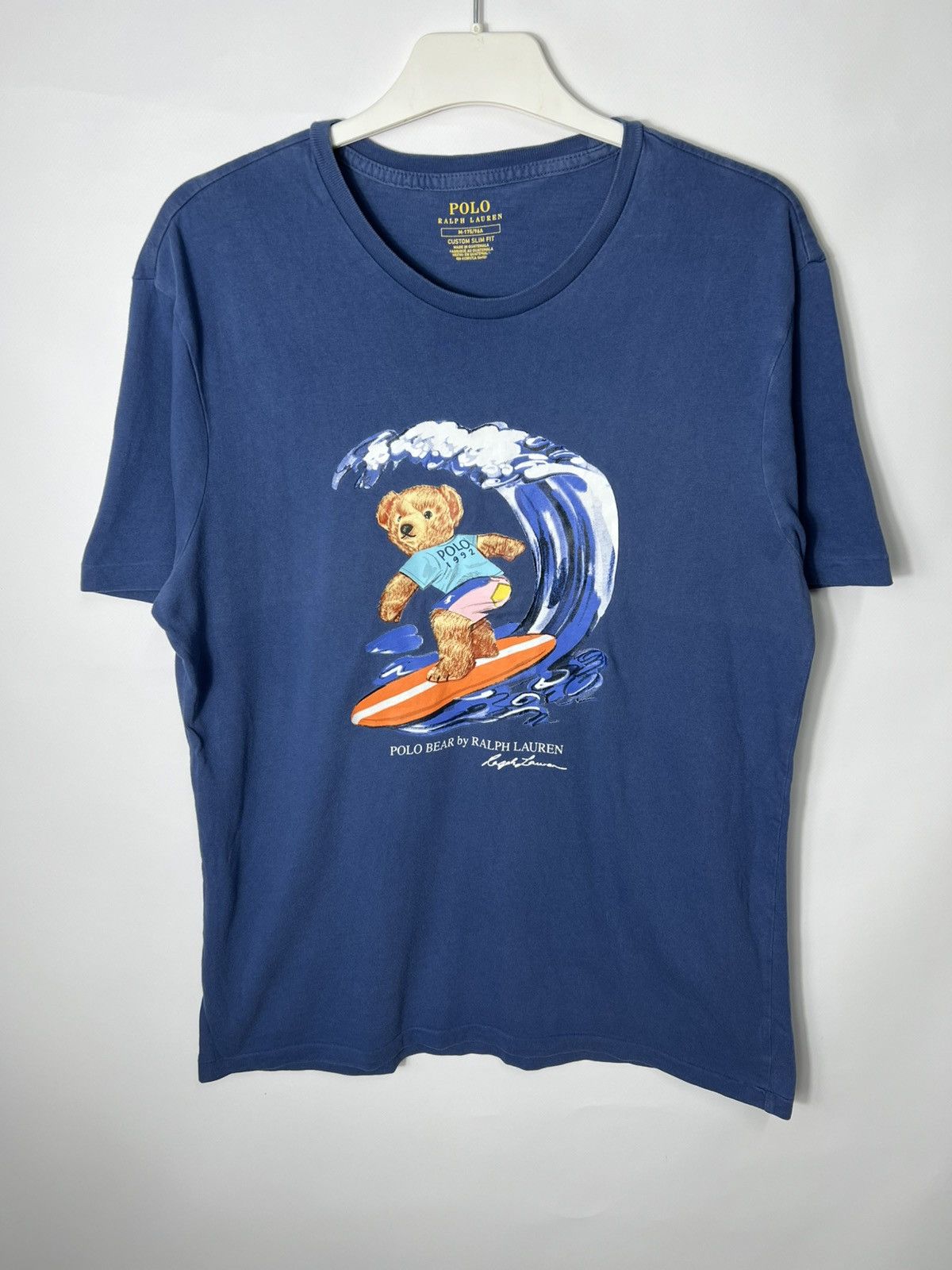 Vintage streetwear Y2K Polo Ralph Lauren Surf Bear T-shirt