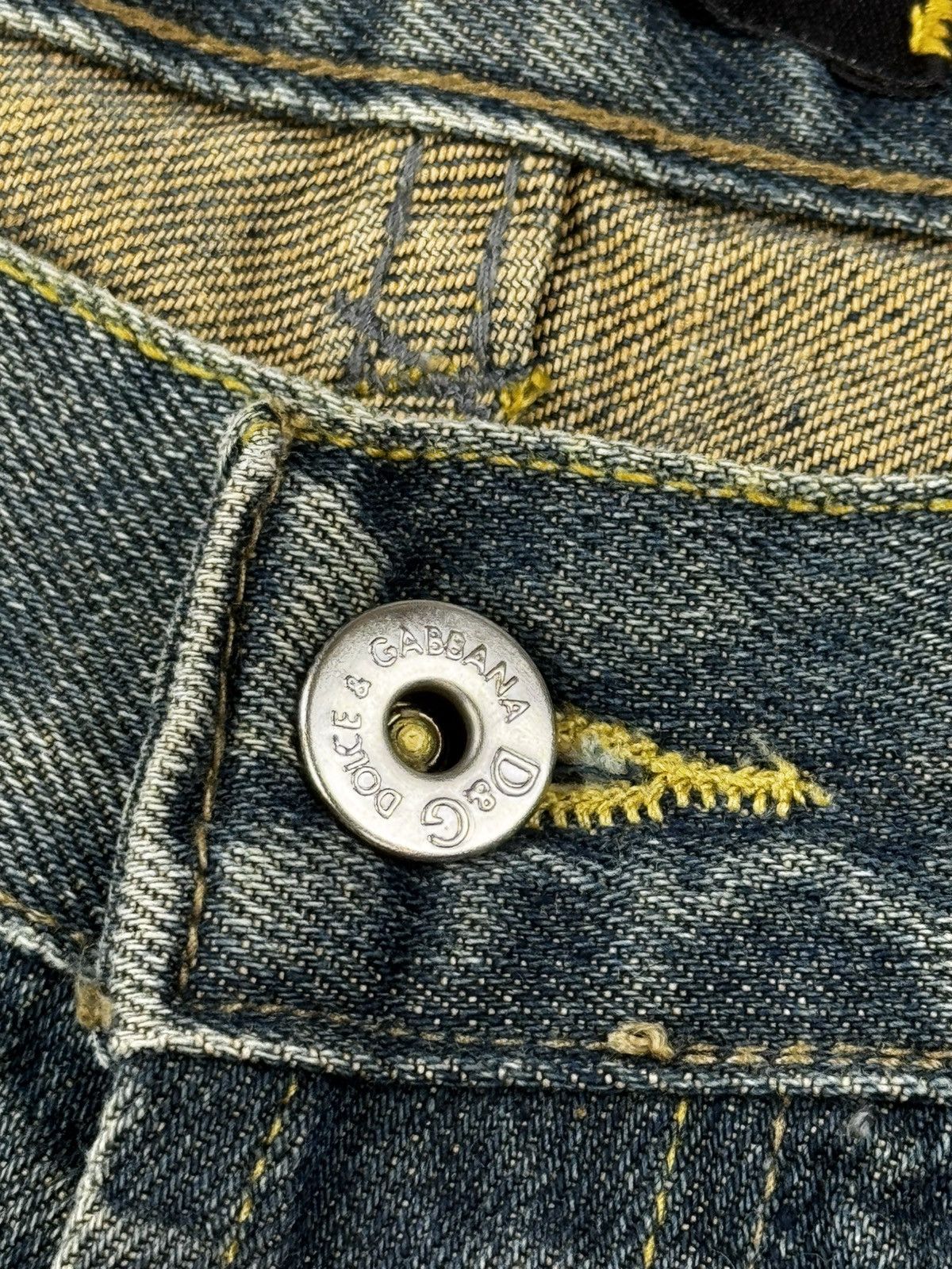 Dolce & Gabbana Vintage FW04 Dolce & Gabbana LOVE Patch Jeans Size US 33 - 11 Thumbnail