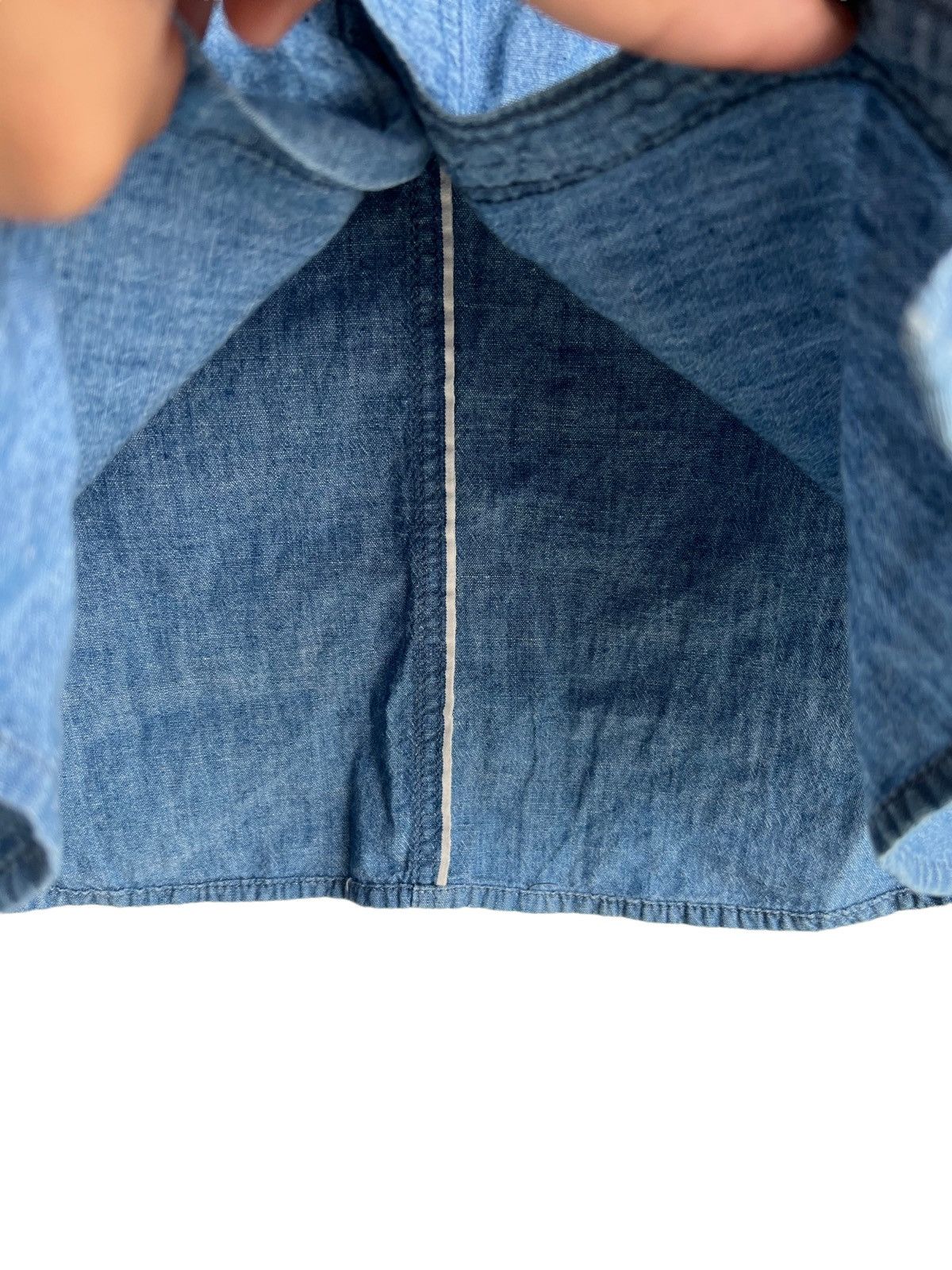 Buzz Rickson's Vintage 1960s Cat Eye Button Gussets Selvaged Chambray Shirt Size US S / EU 44-46 / 1 - 8 Thumbnail