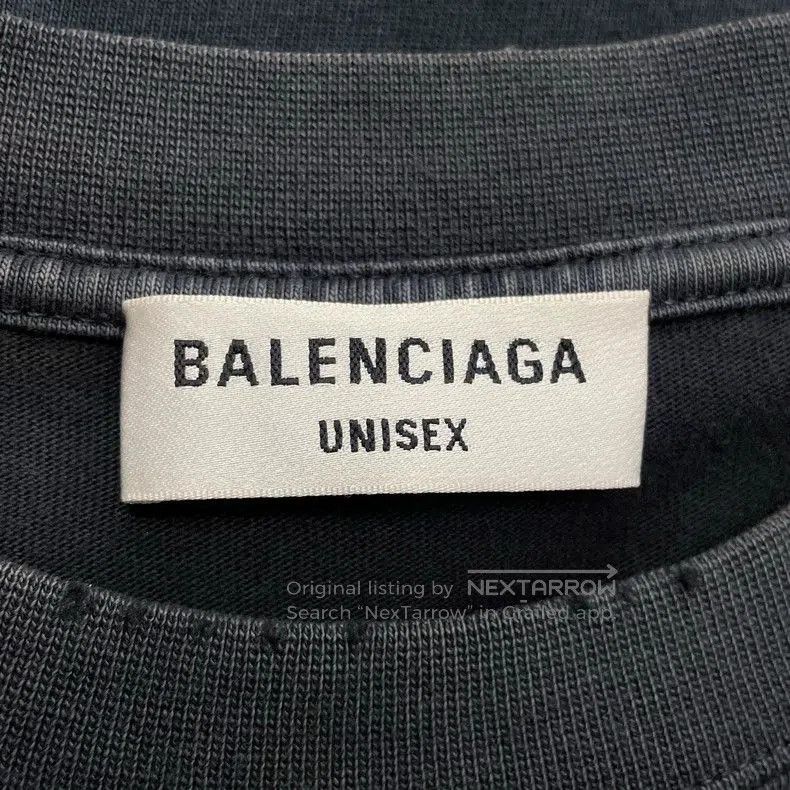 Balenciaga Balenciaga Washed Distressed Short Sleeve. Size US L / EU 52-54 / 3 - 5 Thumbnail