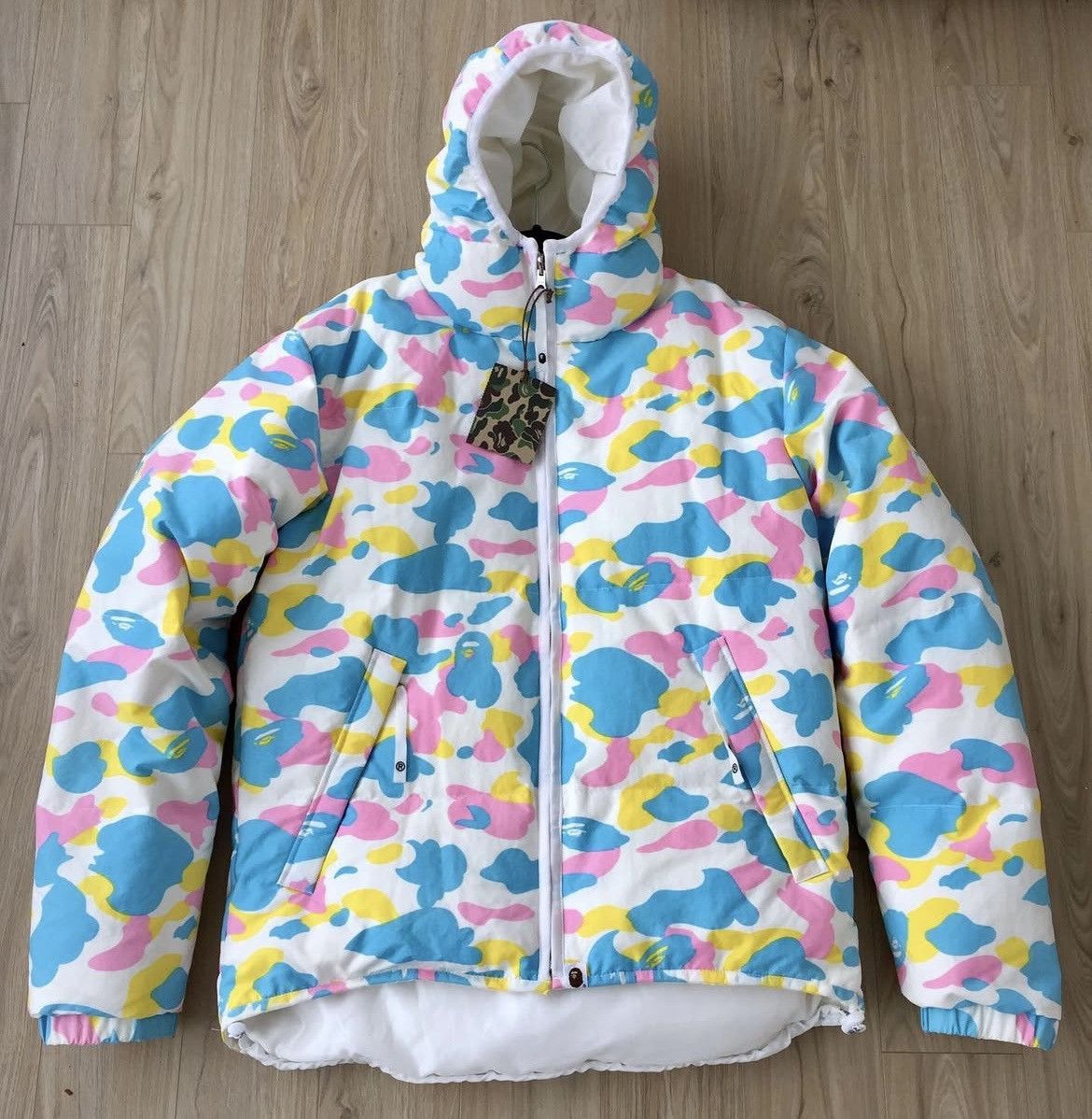 Bape VERY RARE OG 2006 A BATHING APE COTTON CANDY SNORKEL JACKET Size US L / EU 52-54 / 3 - 1 Thumbnail