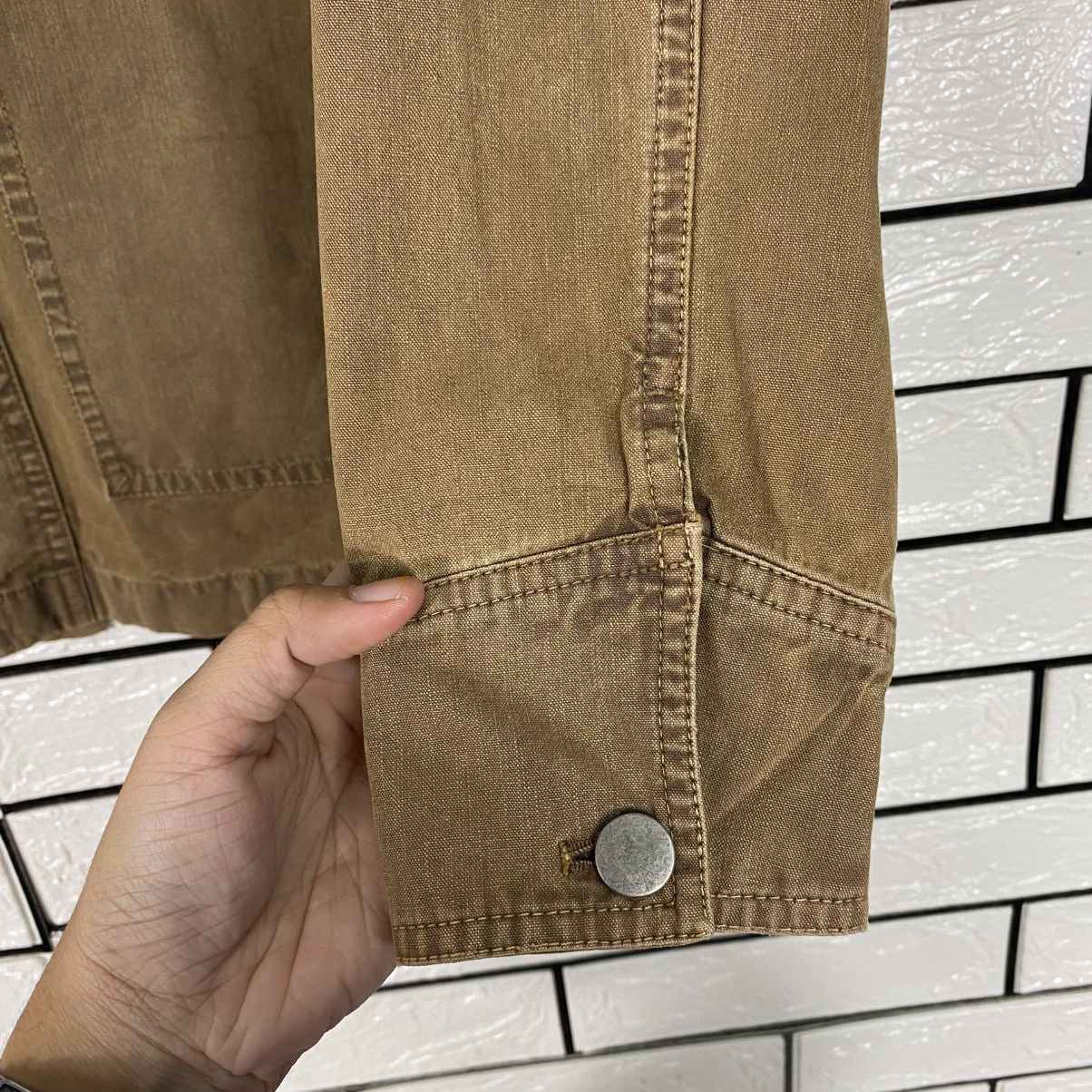 Japanese Brand 📌Vintage Hickory Chore Jacket Majestic Lagon Issey Miyake Size US M / EU 48-50 / 2 - 16 Thumbnail