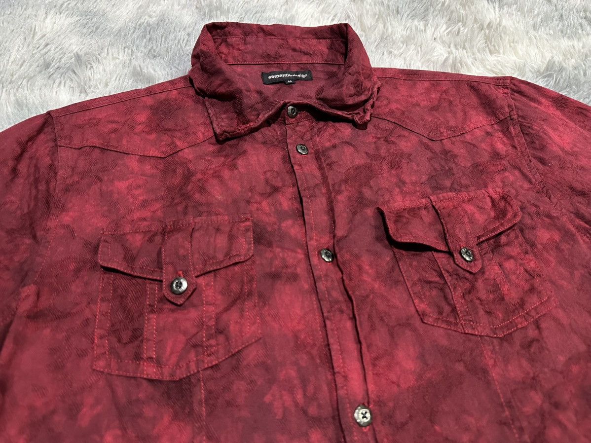 semanticdesign 🔥Sick Y2K Semantic Design Acid Dye Shirt Laces Jumper Punk Size US M / EU 48-50 / 2 - 6 Thumbnail