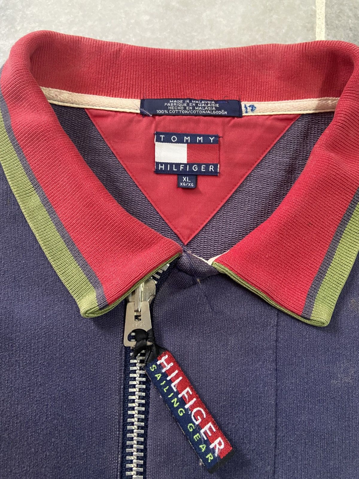 Tommy Hilfiger Tommy Hilfiger Sailing Gear Vintage rugby Shirt Size US XL / EU 56 / 4 - 7 Thumbnail