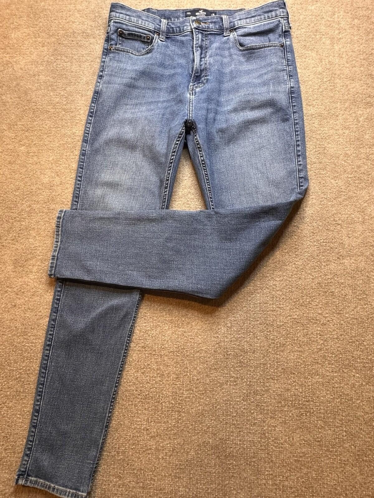 Hollister Hollister Men's W36 x L34 Blue Jeans Athletic Skinny [720] Size US 36 / EU 52 - 1 Thumbnail
