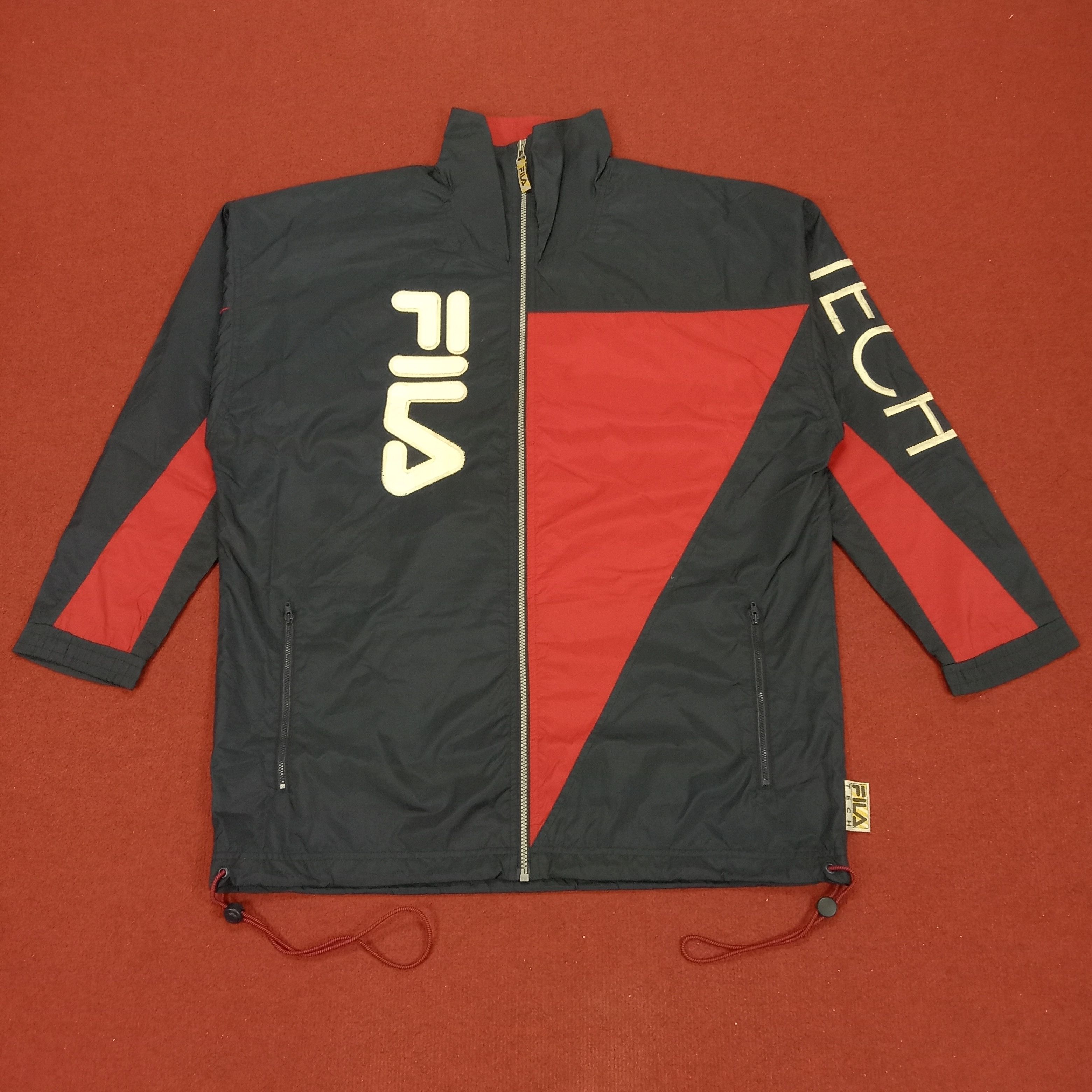 Fila × Vintage Fila Sportswear Style Windbreaker Jacket Size US XL / EU 56 / 4 - 1 Thumbnail