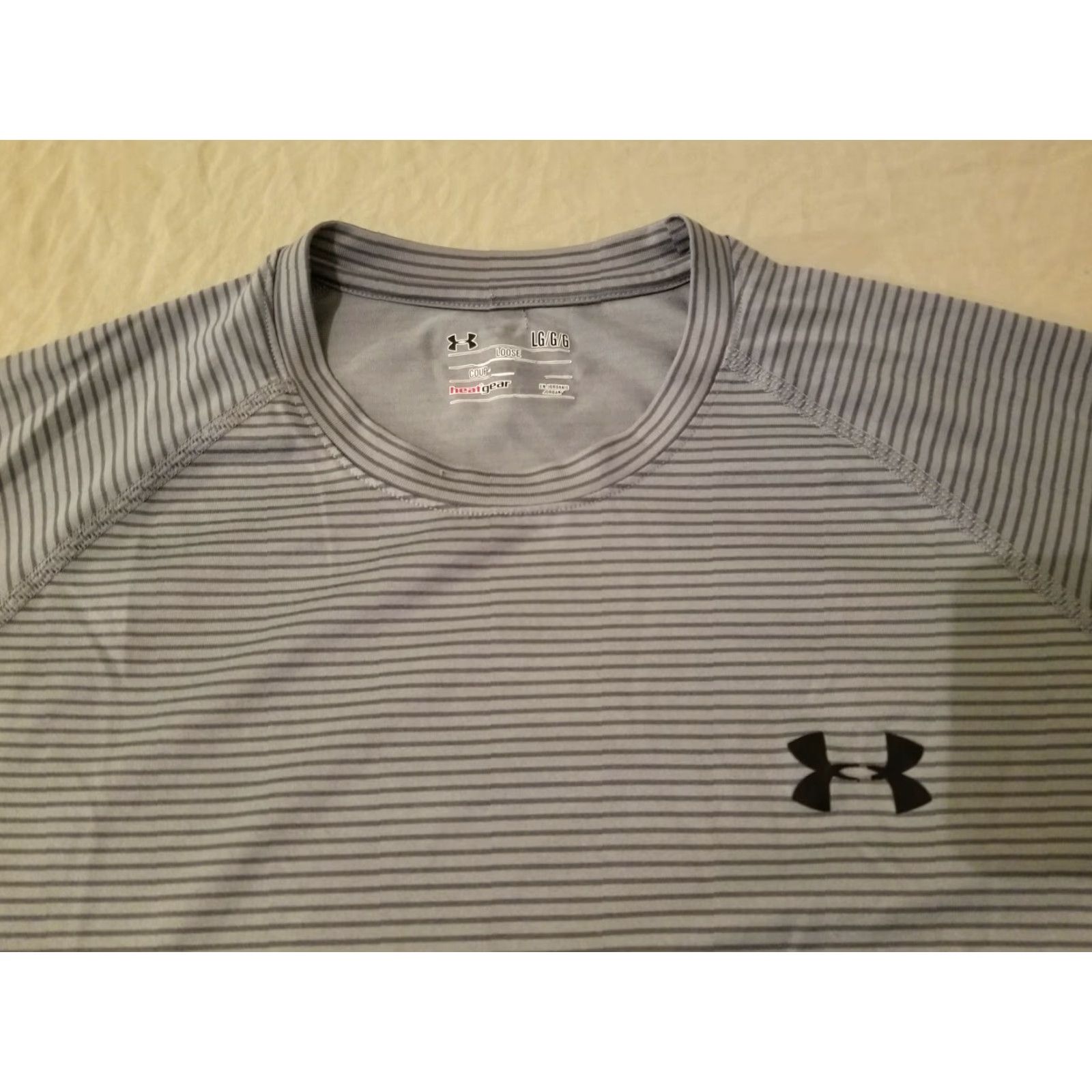 Under Armour Under Armour Shirt Mens Large Gray Athletic T-Shirt Workout Fitness Gym Activewear Size US L / EU 52-54 / 3 - 2 Thumbnail