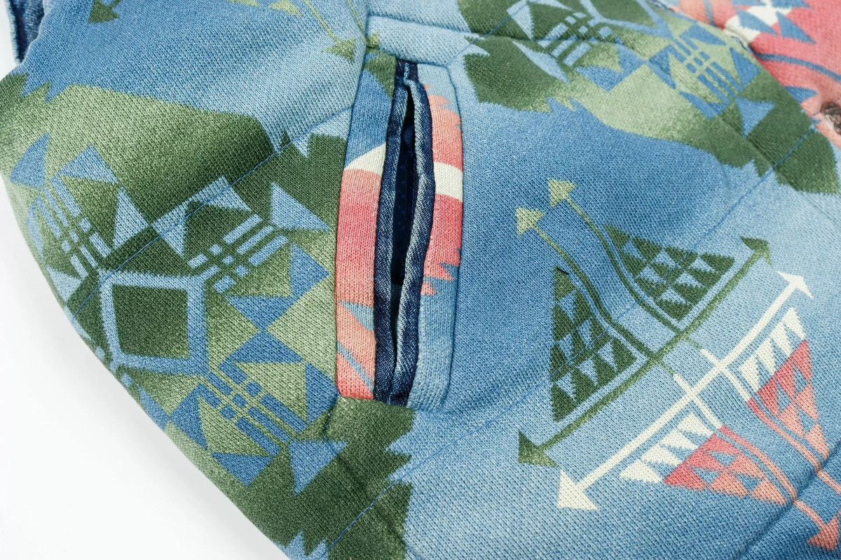 Polo Ralph Lauren Double-sided Vest Denim Southwestern Aztec Size US XXL / EU 58 / 5 - 12 Thumbnail